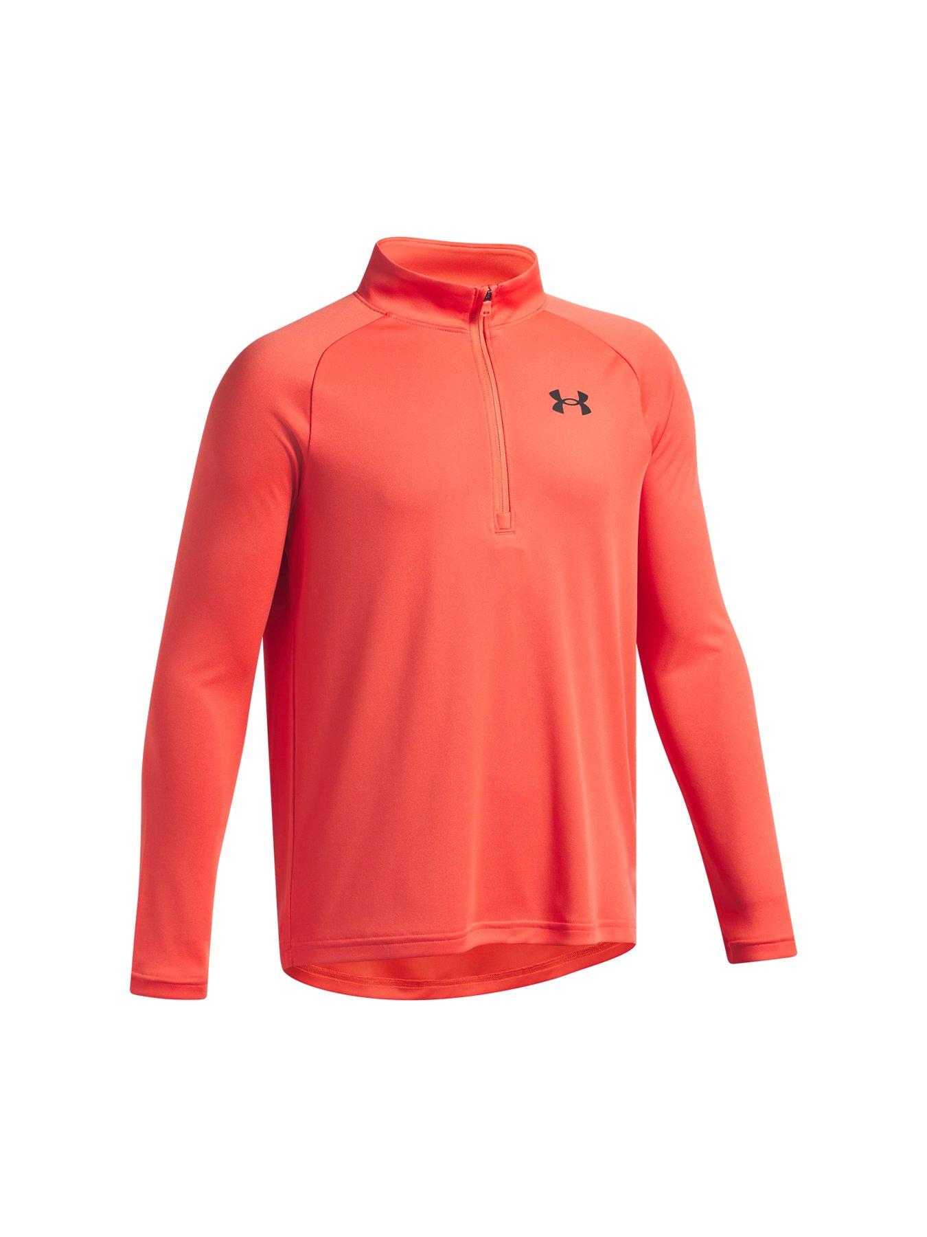 Image 3 of 3 of UNDER ARMOUR Junior Boys Training Tech 1/2 Zip Top - Venom Red
