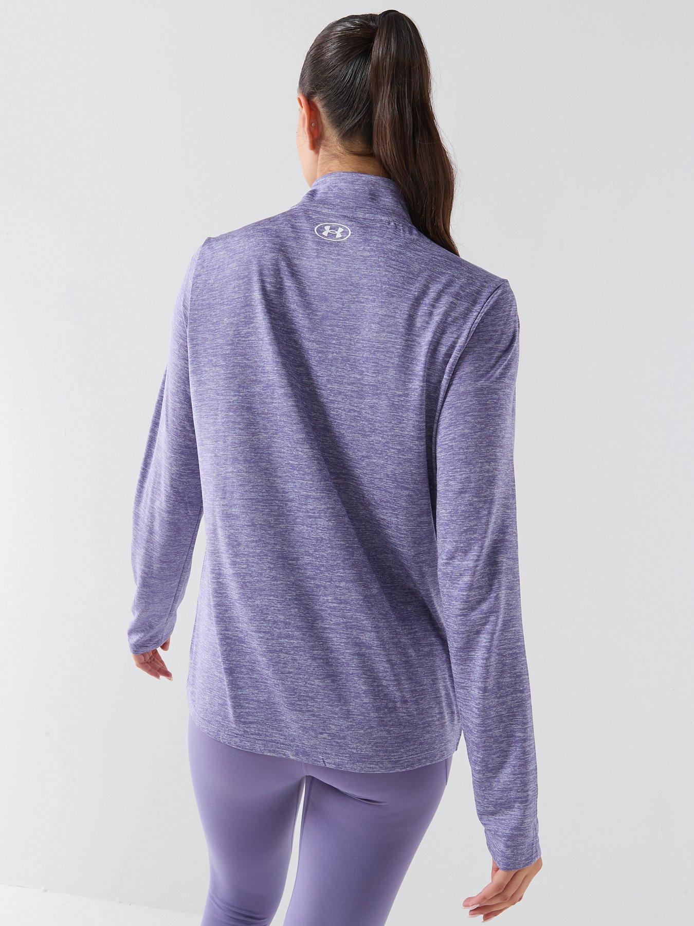 Image 2 of 5 of UNDER ARMOUR Womens Training Tech 1/2 Zip - Purple