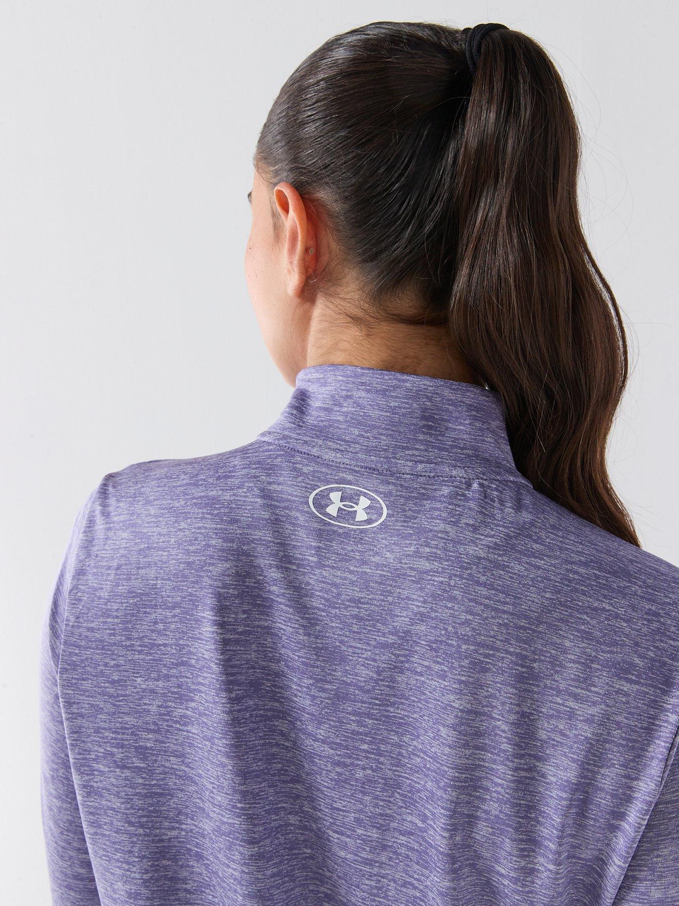 Image 5 of 5 of UNDER ARMOUR Womens Training Tech 1/2 Zip - Purple