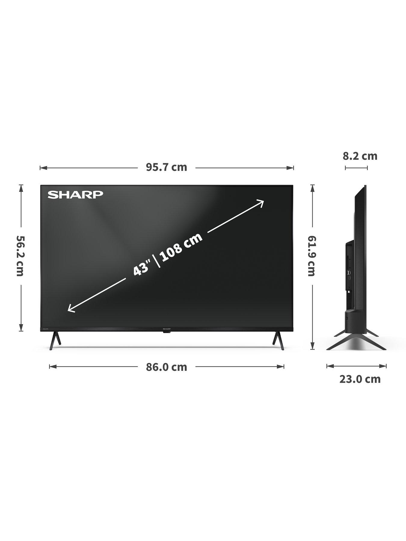 image of sharp-43hm5245k-4k-uhd-qled-freely-tv