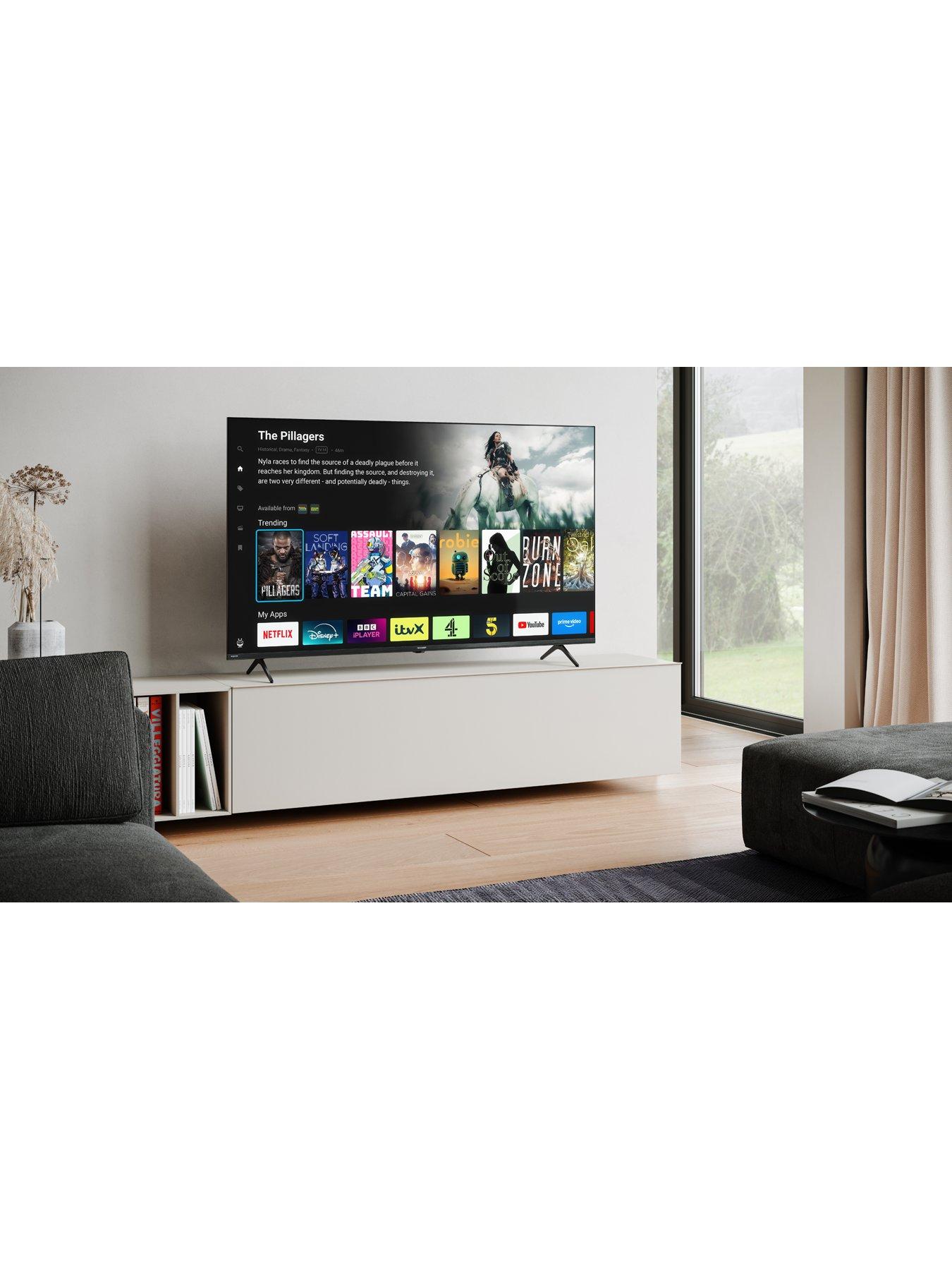 Image 3 of 7 of Sharp HM5245K 50-inch 4K Ultra HD QLED Smart TV with Freely- 4T-C50HM5245KB