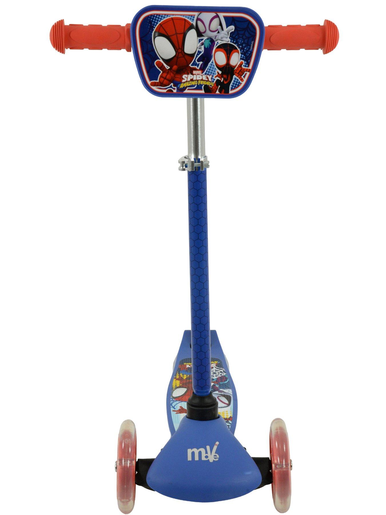 Image 2 of 6 of Spidey and His Amazing Friends Spidey &amp; Friends Mini Go! Tilt Scooter with Lights