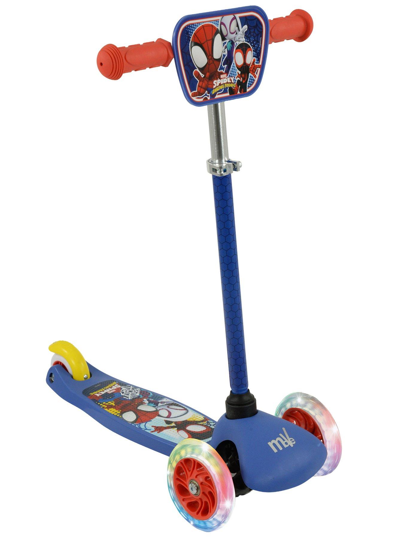 Image 6 of 6 of Spidey and His Amazing Friends Spidey &amp; Friends Mini Go! Tilt Scooter with Lights