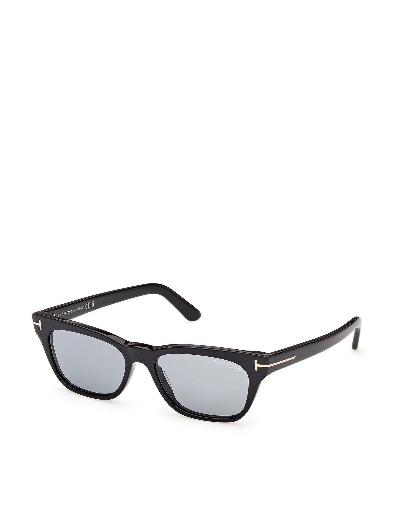  image of tom-ford-penn-rectangular-sunglasses-black