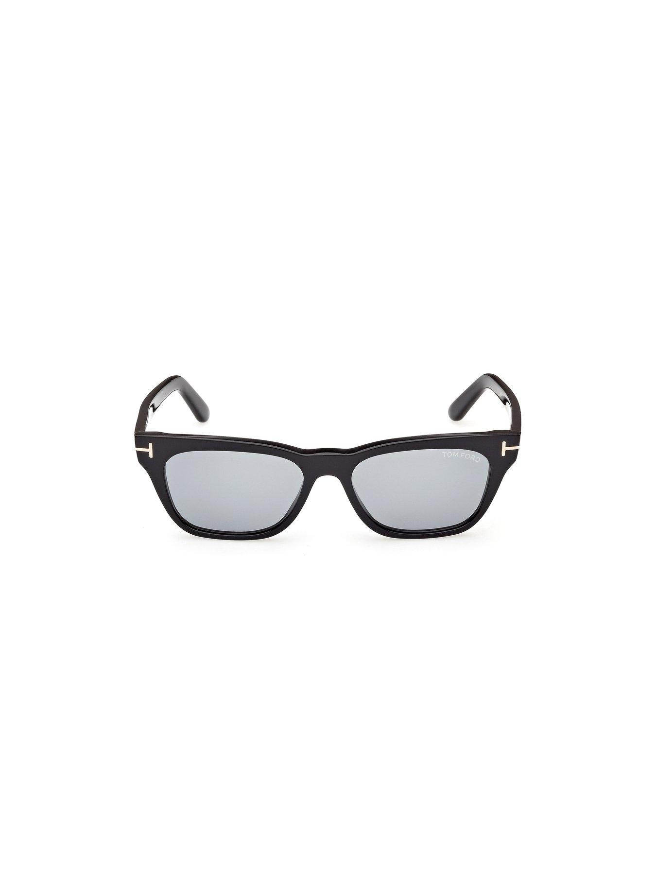  image of tom-ford-penn-rectangular-sunglasses-black