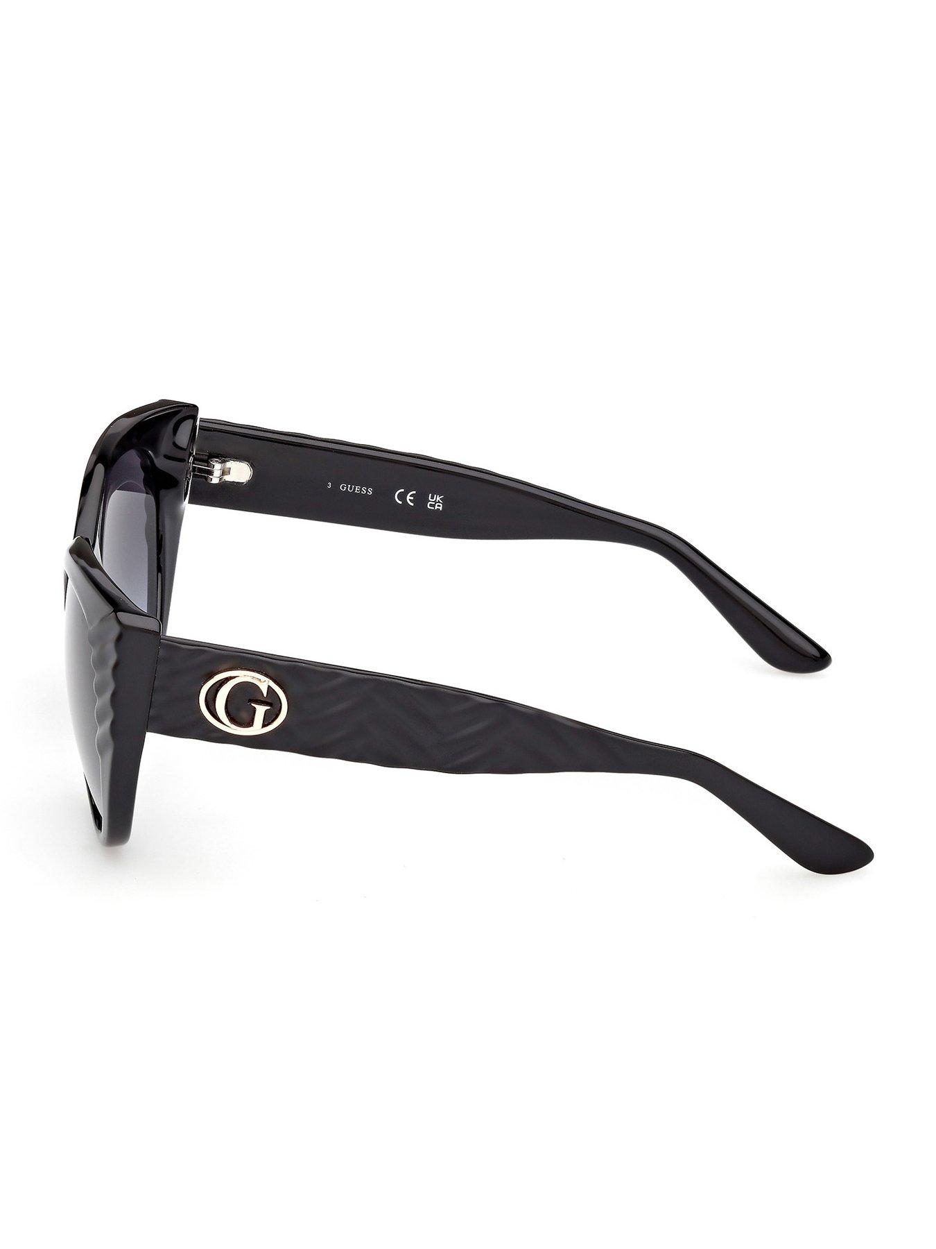 back image of guess-cat-eye-sunglasses-black