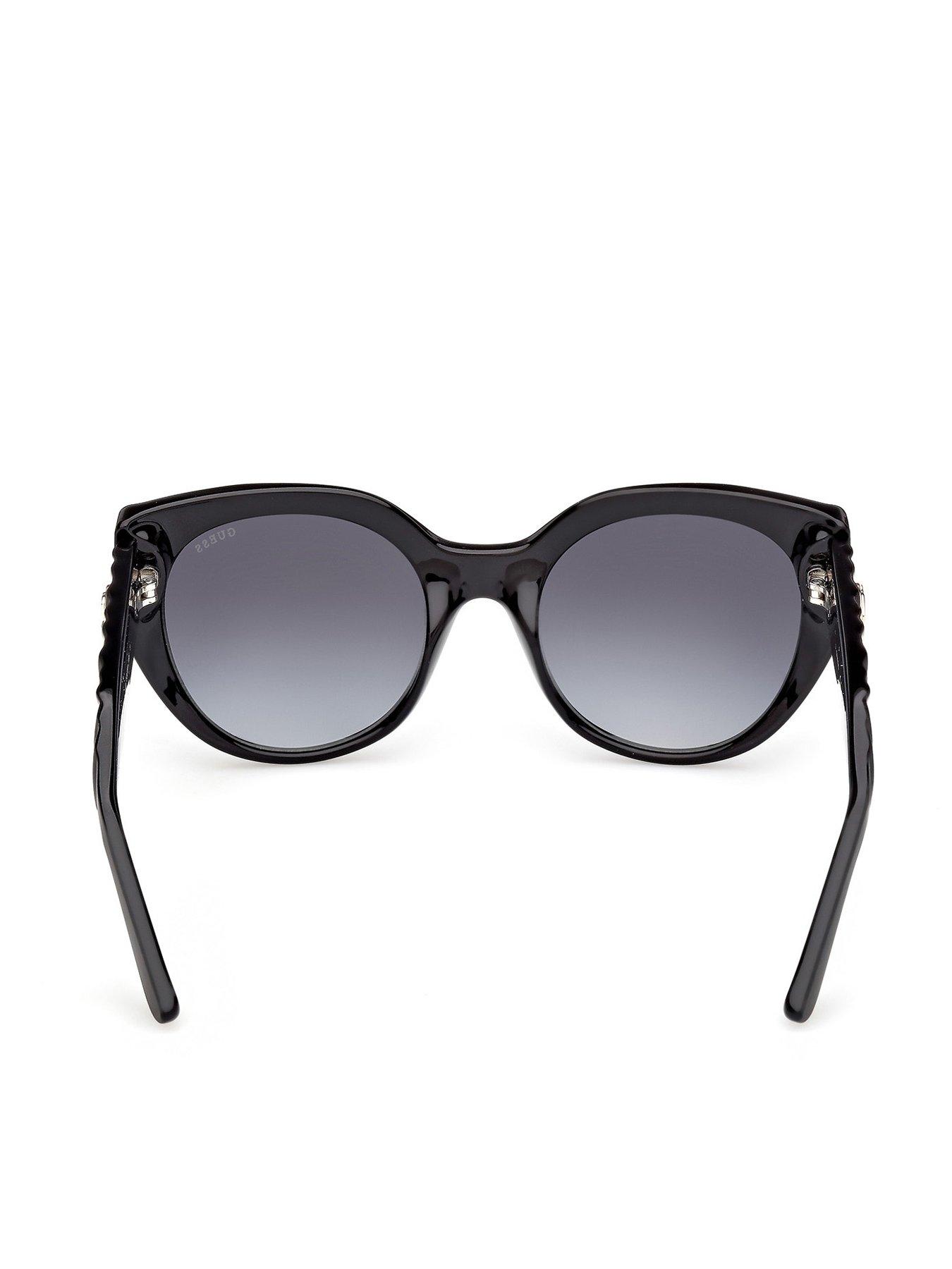  image of guess-cat-eye-sunglasses-black