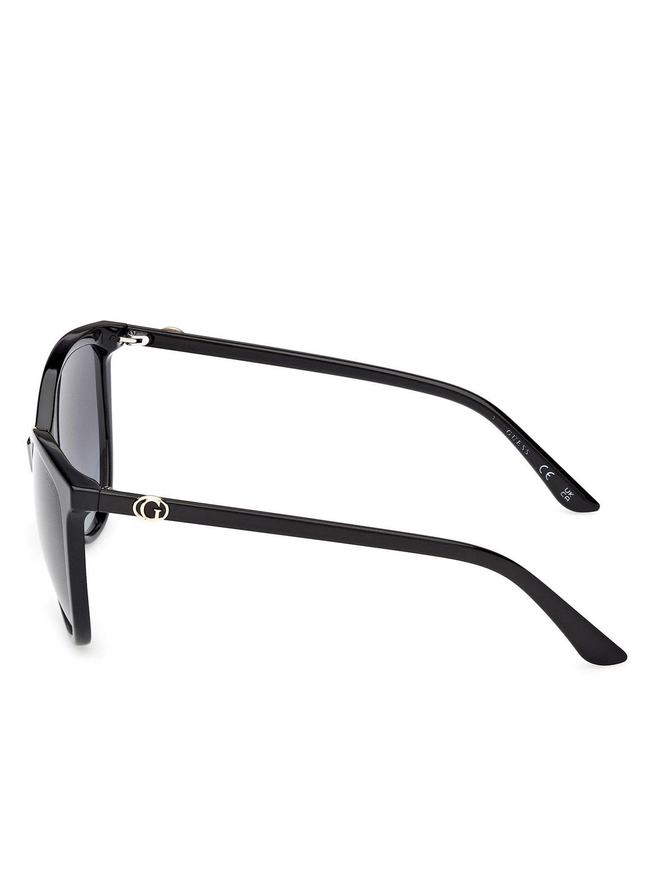  image of guess-cat-eye-sunglasses-shiny-black