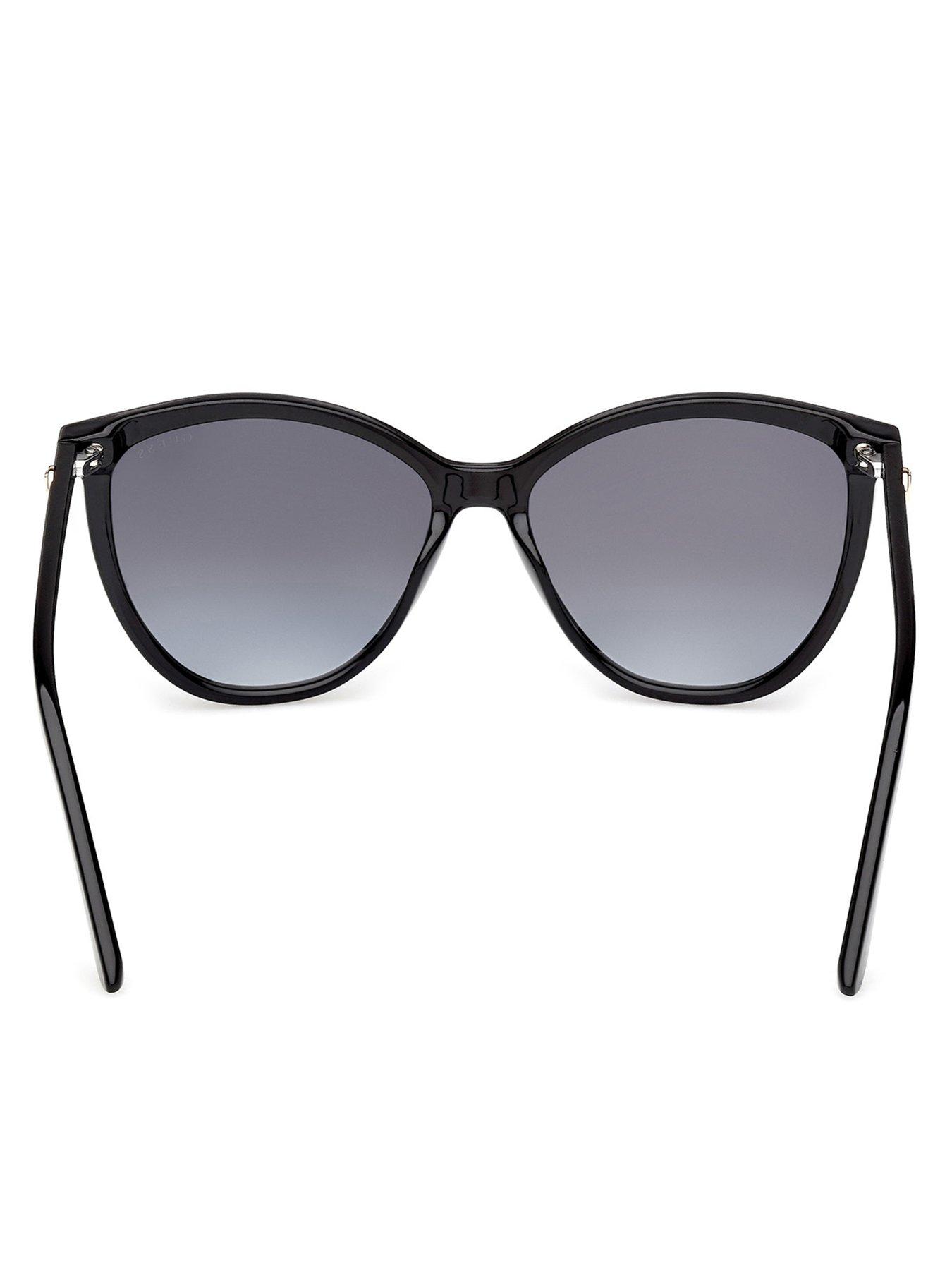  image of guess-cat-eye-sunglasses-shiny-black