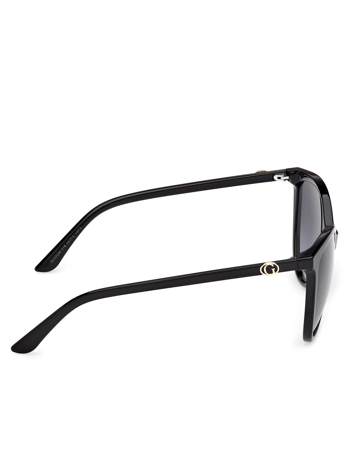  image of guess-cat-eye-sunglasses-shiny-black