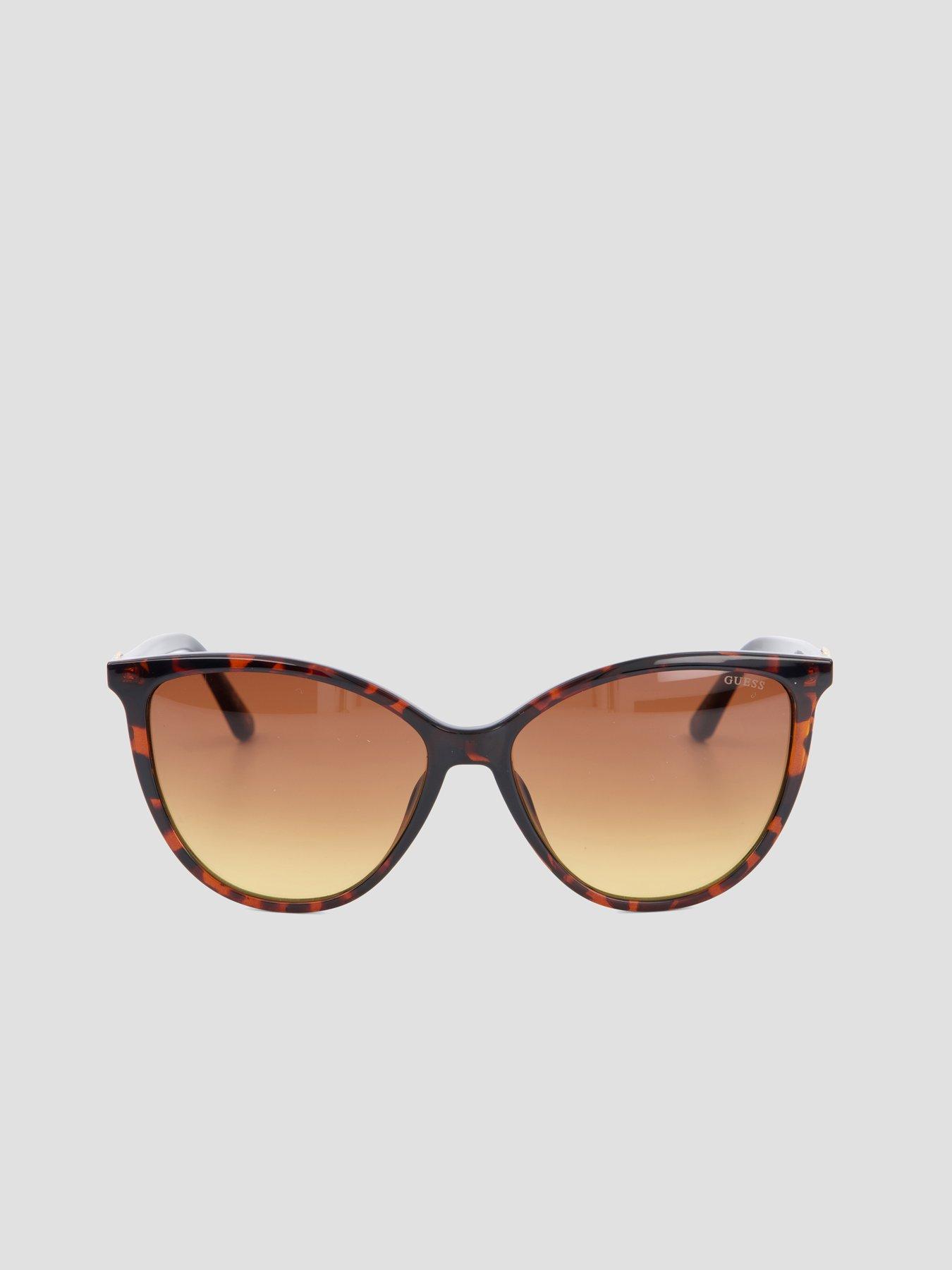  image of guess-cat-eye-sunglasses-dark-havana