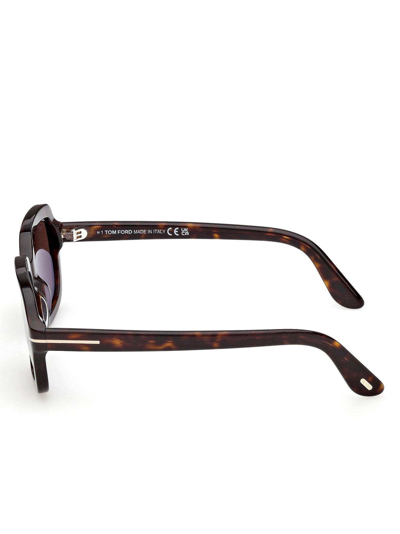 Image 3 of 5 of Tom Ford Lana-02 Rectangular Sunglasses - Dark Havana