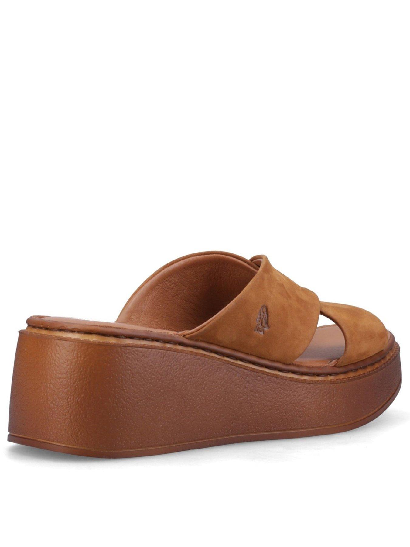 Image 3 of 7 of Hush Puppies Bobbi Wedge Sandals&nbsp;-&nbsp;Tan&nbsp;