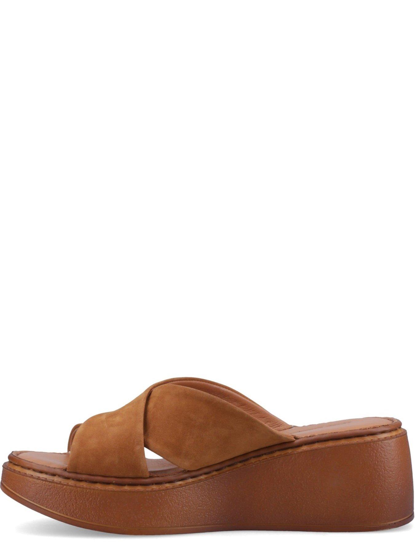 Image 4 of 7 of Hush Puppies Bobbi Wedge Sandals&nbsp;-&nbsp;Tan&nbsp;