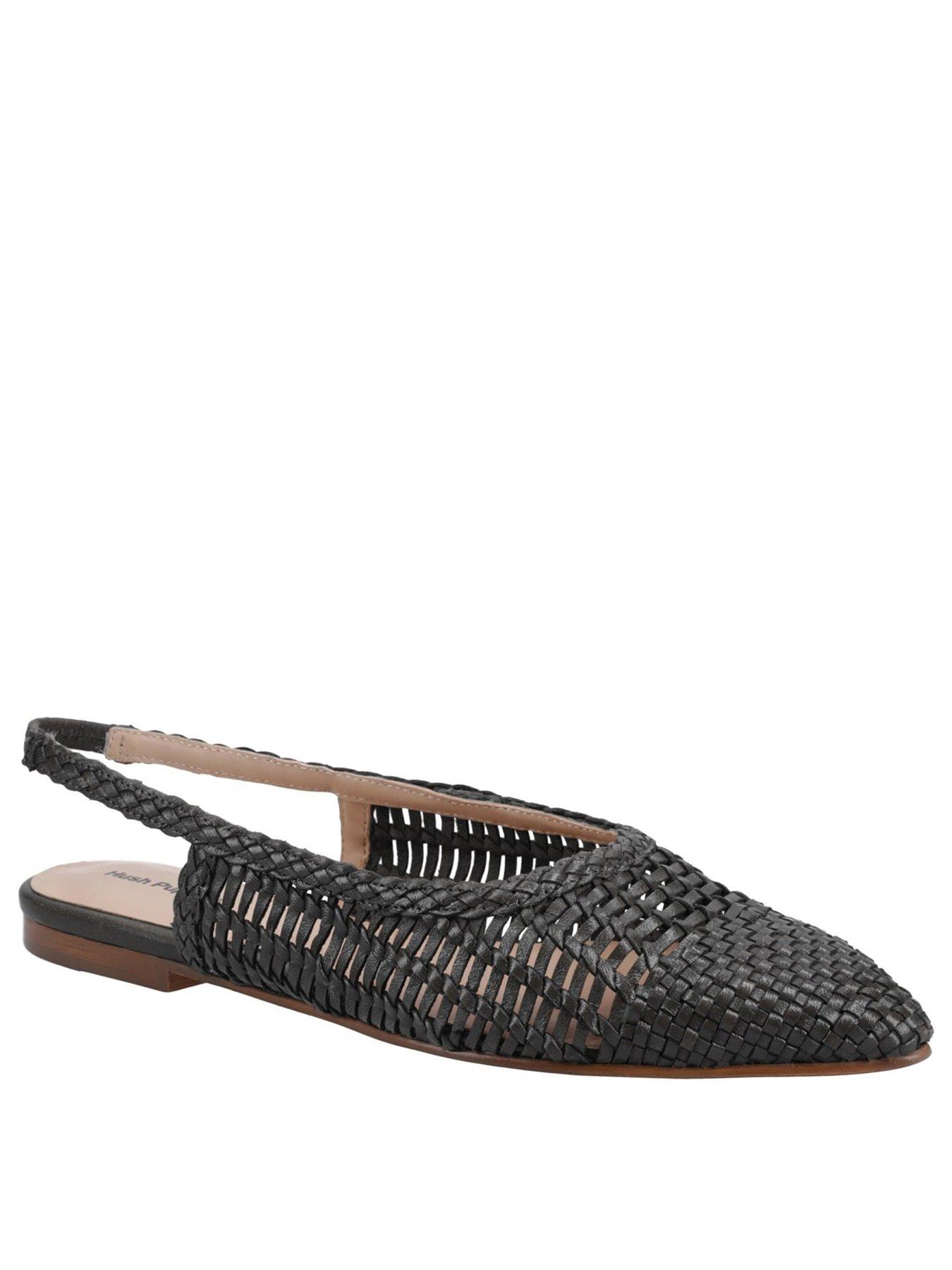 Image 2 of 5 of Hush Puppies Dalia Woven Slingback-black