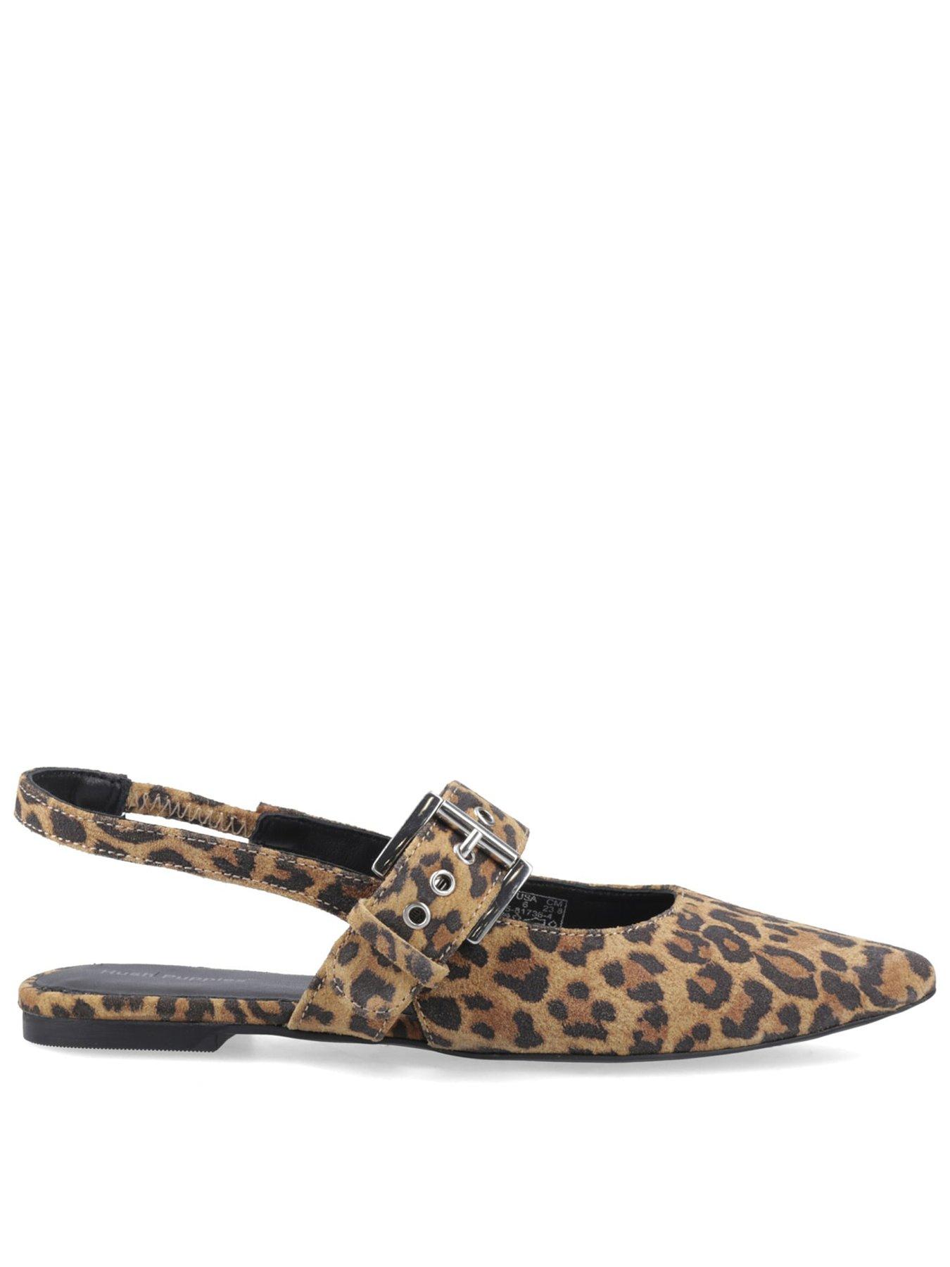 Hush Puppies Diya Suede Mary Jane-leopard Suede