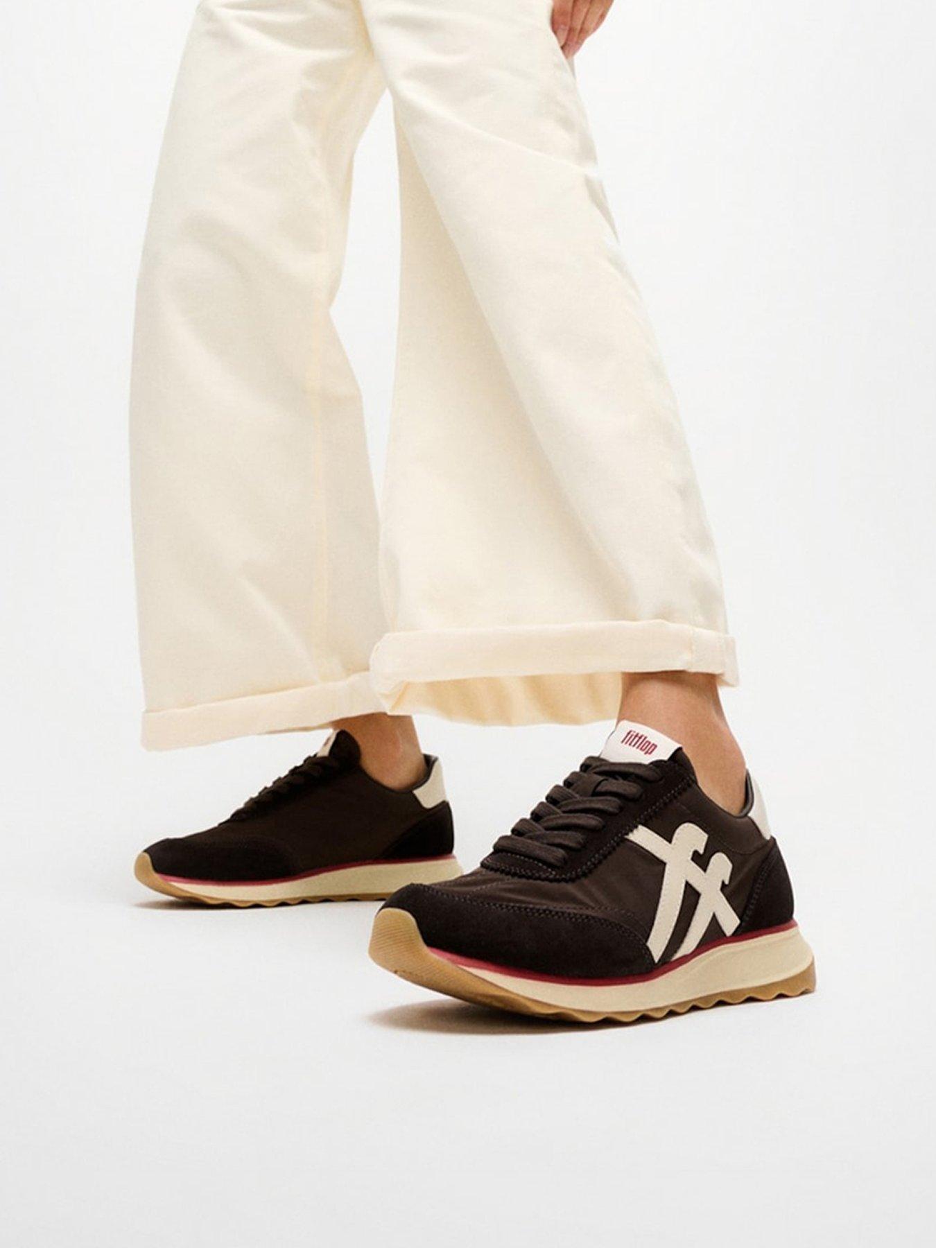  image of fitflop-retro-q-ff-fabricsuede-sneakers