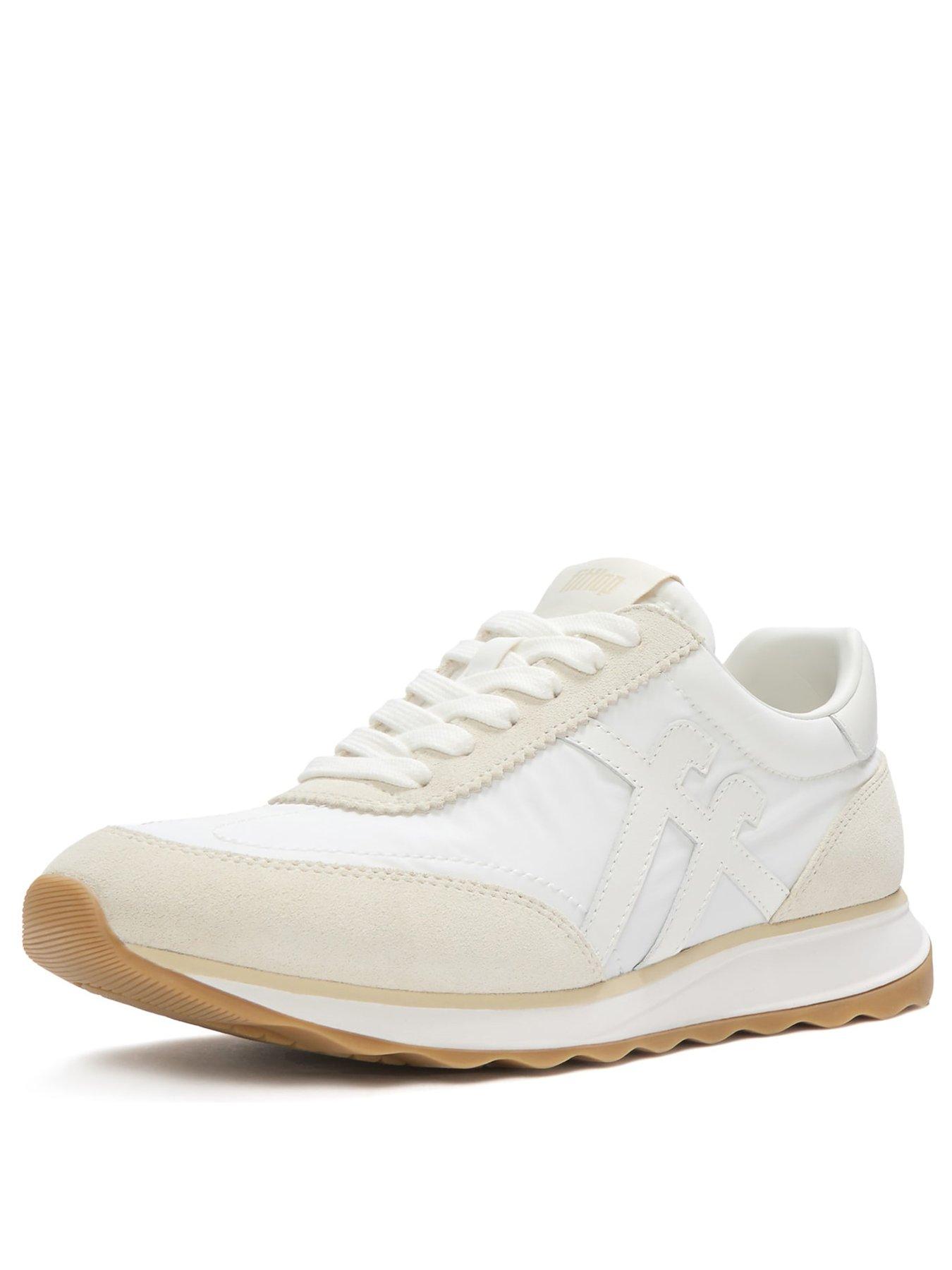 Image 2 of 5 of FitFlop Retro-q Ff Fabric/suede Sneakers