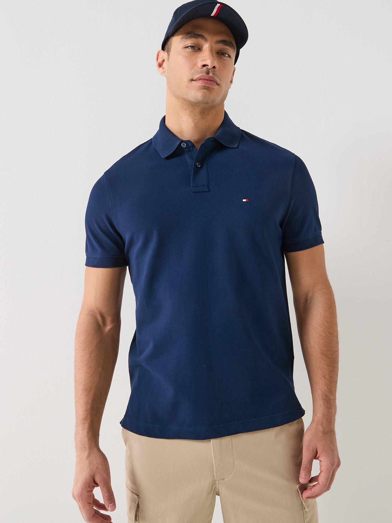 tommy-hilfiger-short-sleeve-polo-shirt-navy