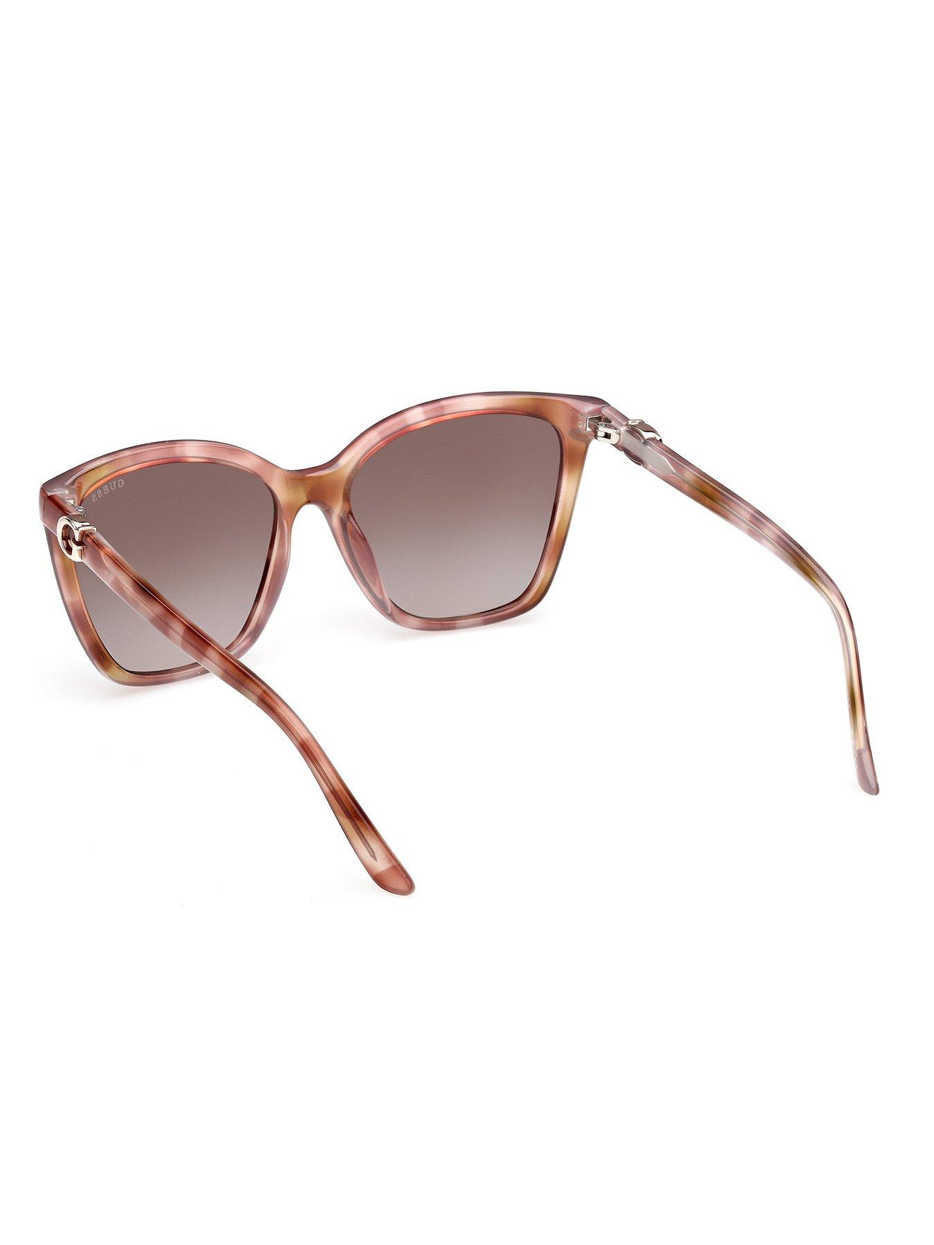  image of guess-square-sunglasses-light-brown