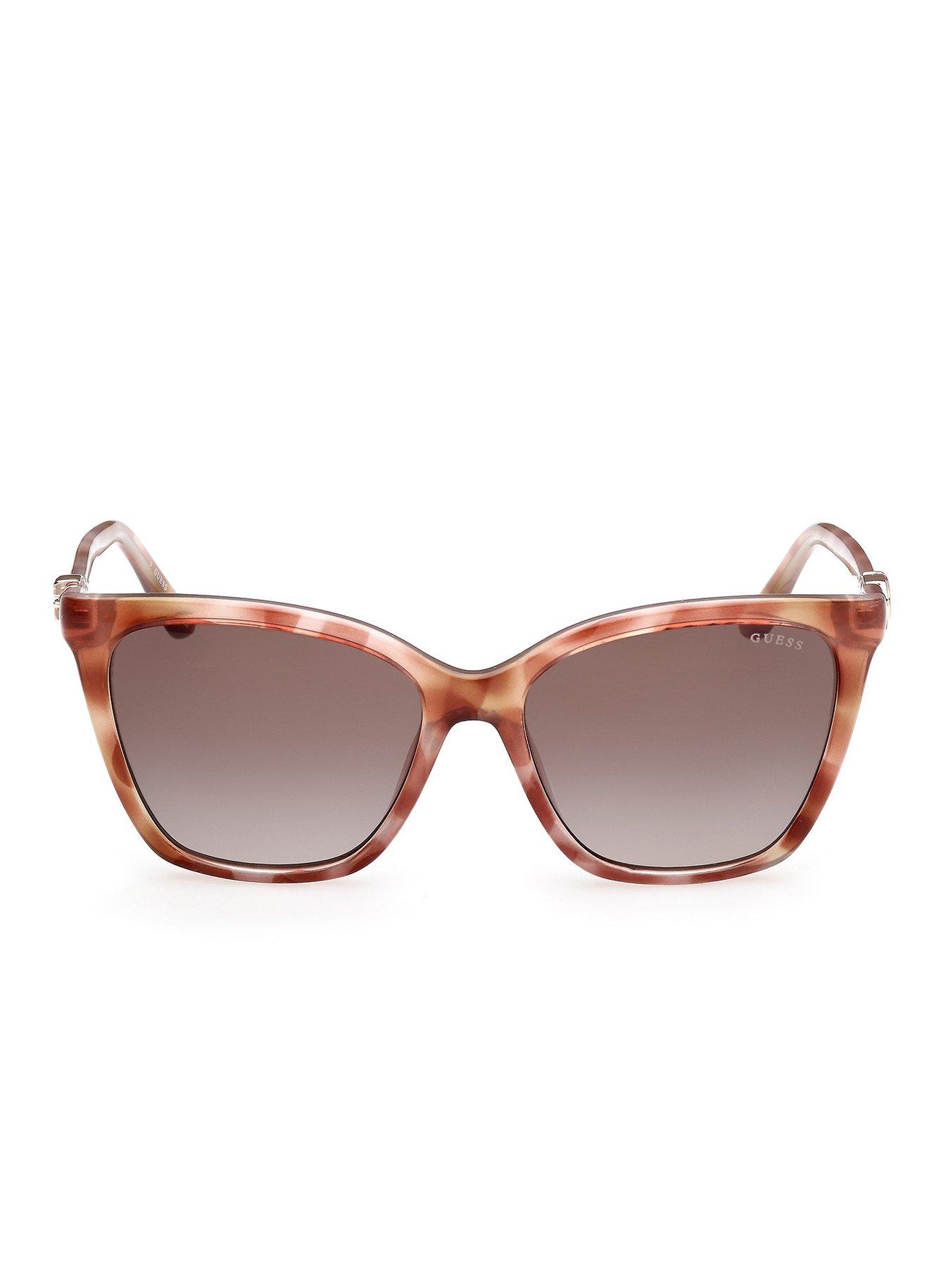  image of guess-square-sunglasses-light-brown