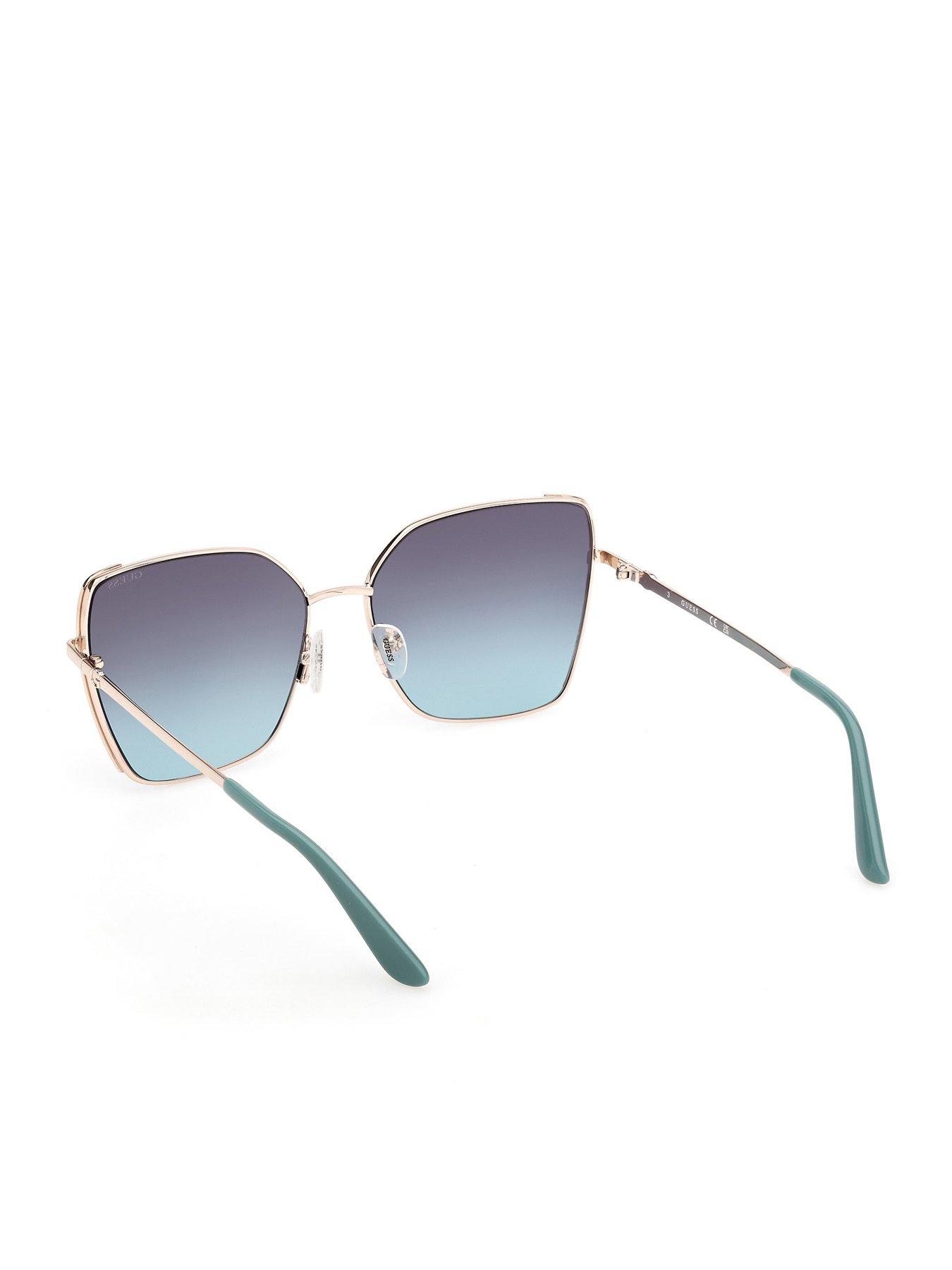  image of guess-butterfly-sunglasses-gold