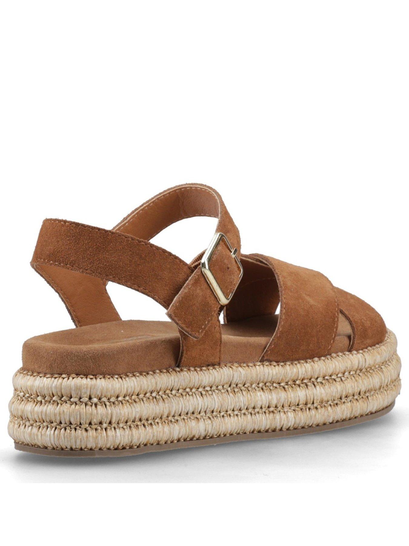 Image 4 of 7 of Hush Puppies Rosa Raffia Sandal-tan