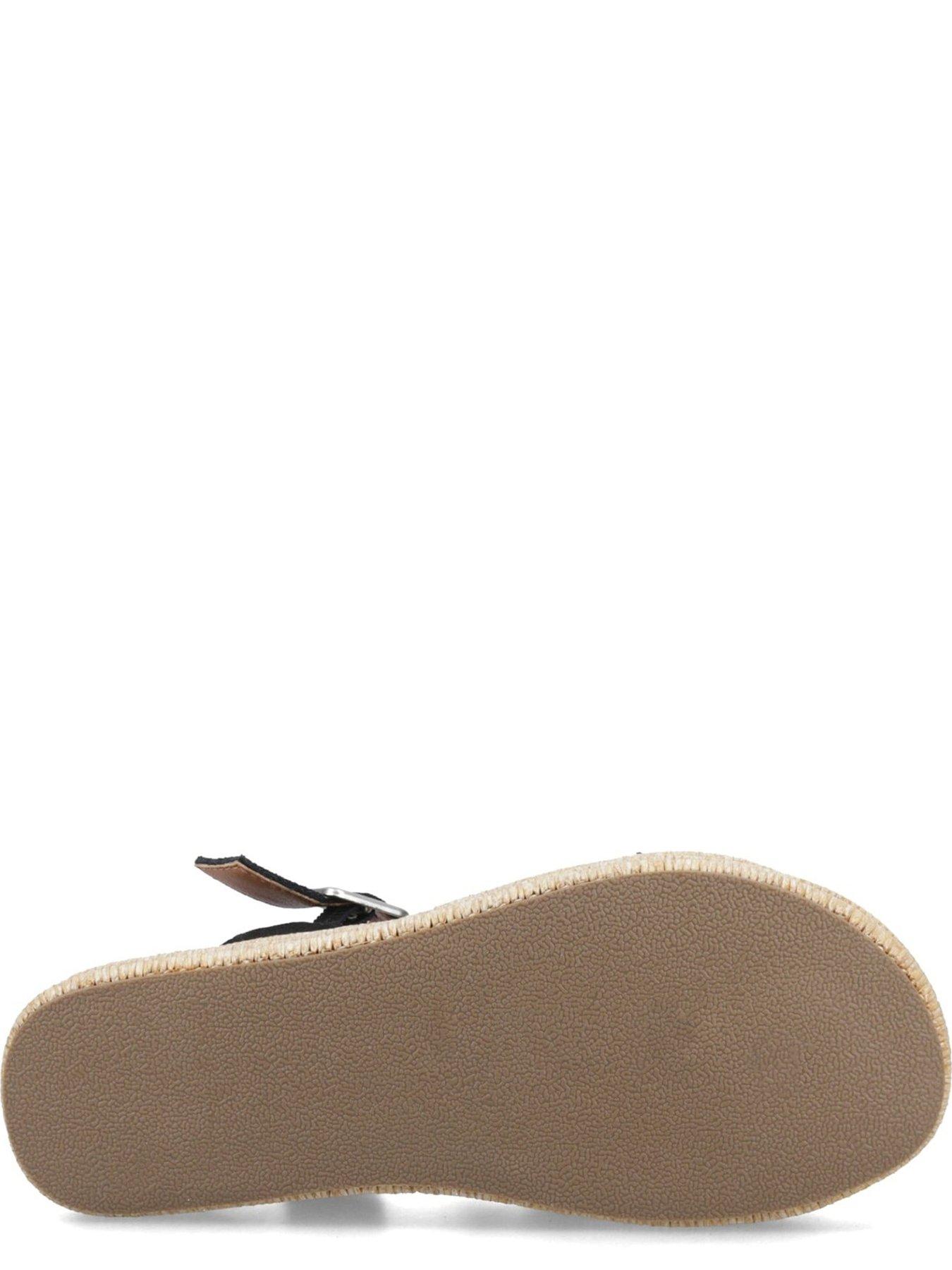 Image 6 of 7 of Hush Puppies Rosa Raffia Sandal-black