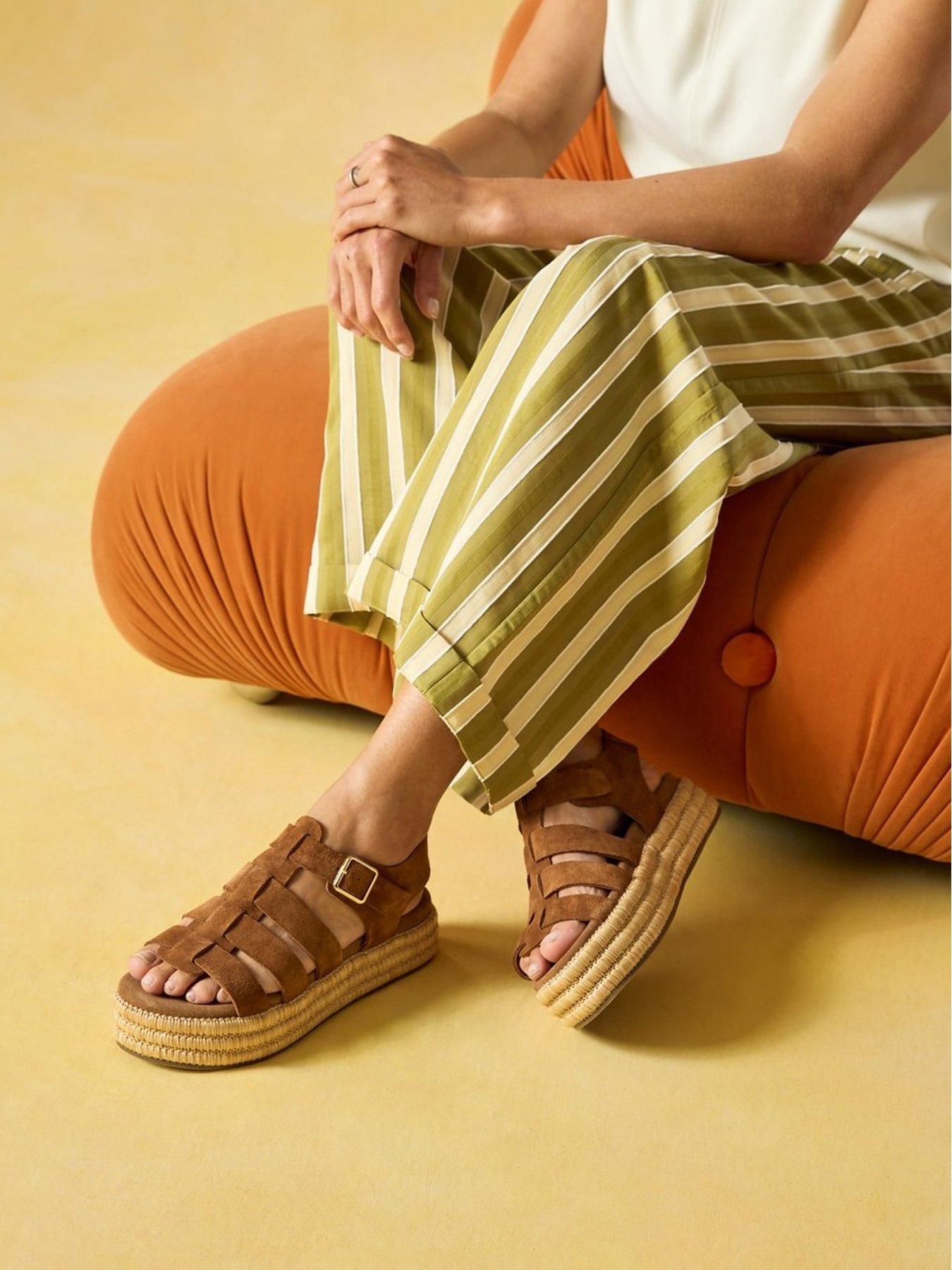 Image 1 of 5 of Hush Puppies Rosetta Gladiator-tan