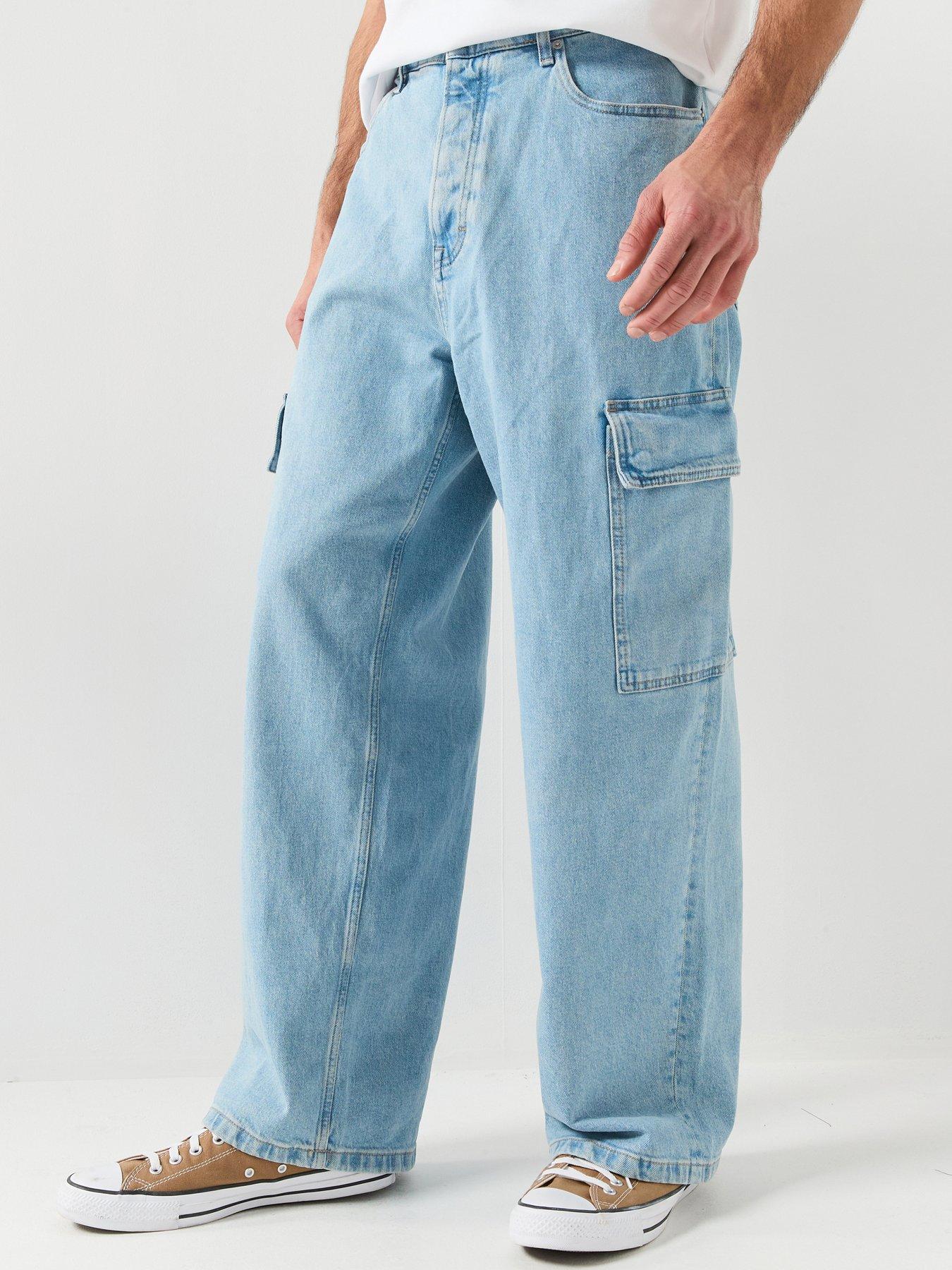 Tommy Jeans Baggy Cargo Jeans - Blue