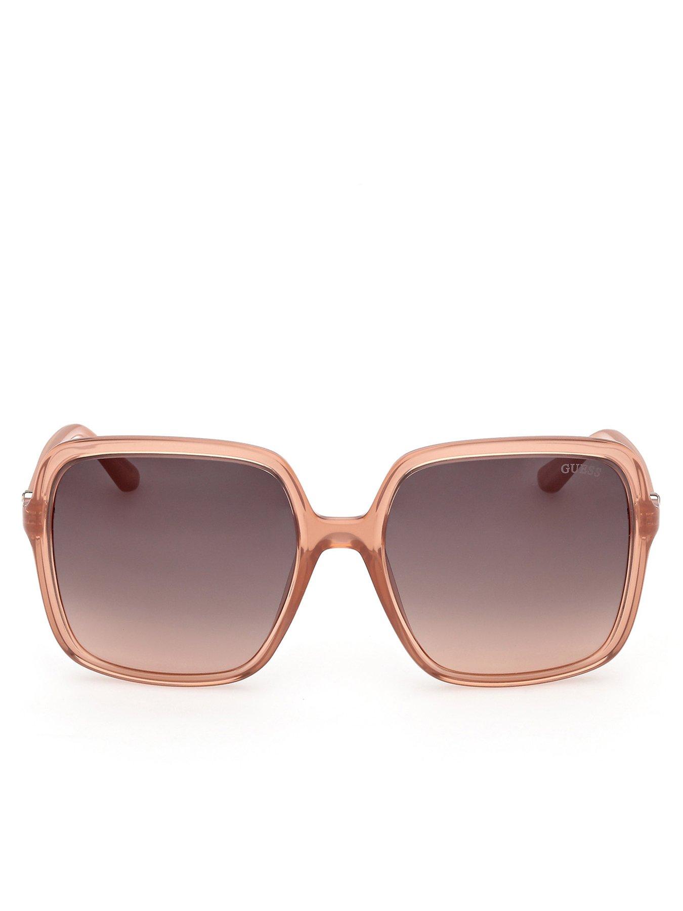 Image 2 of 5 of Guess Square Sunglasses - Orange