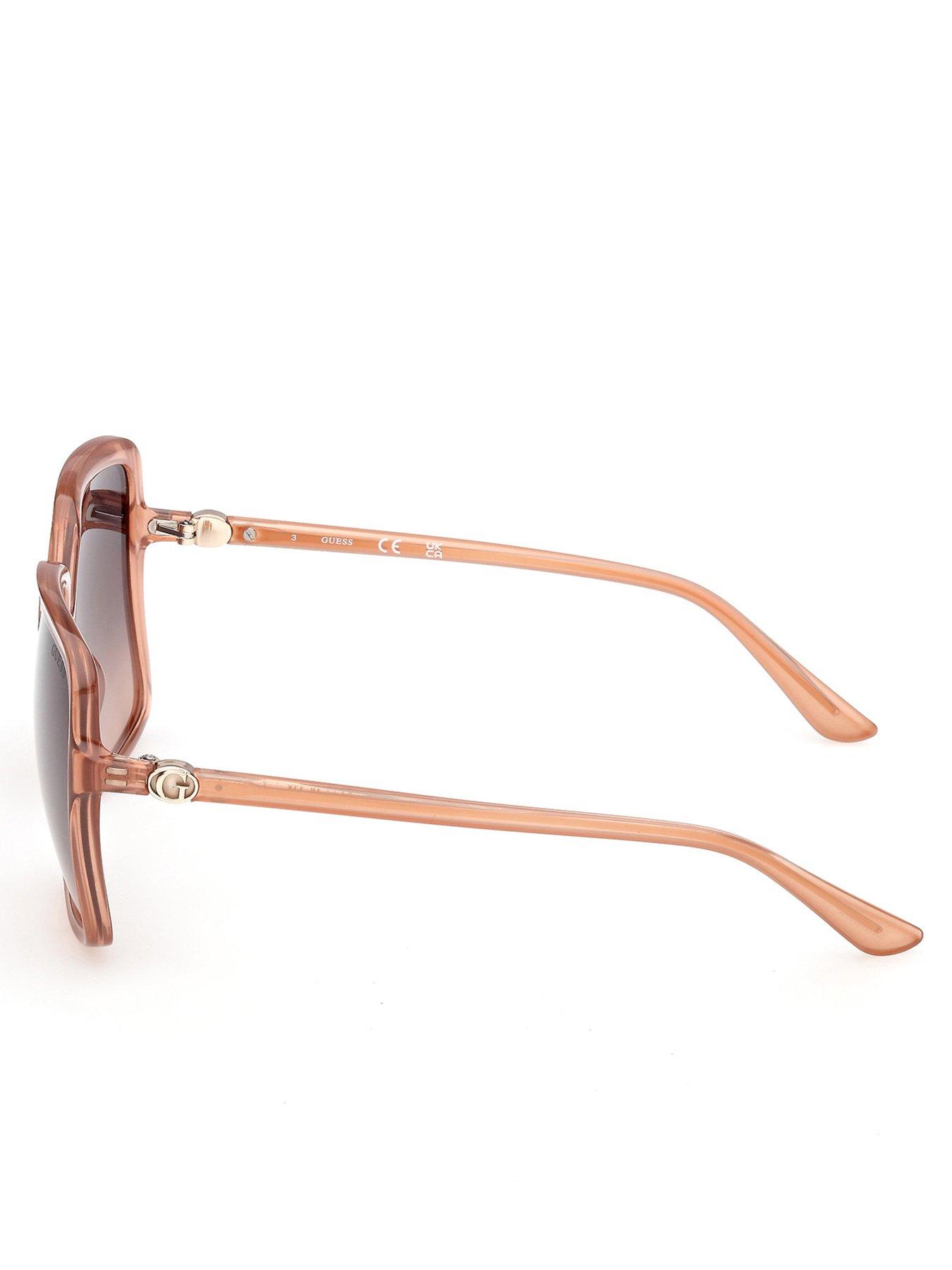 Image 3 of 5 of Guess Square Sunglasses - Orange