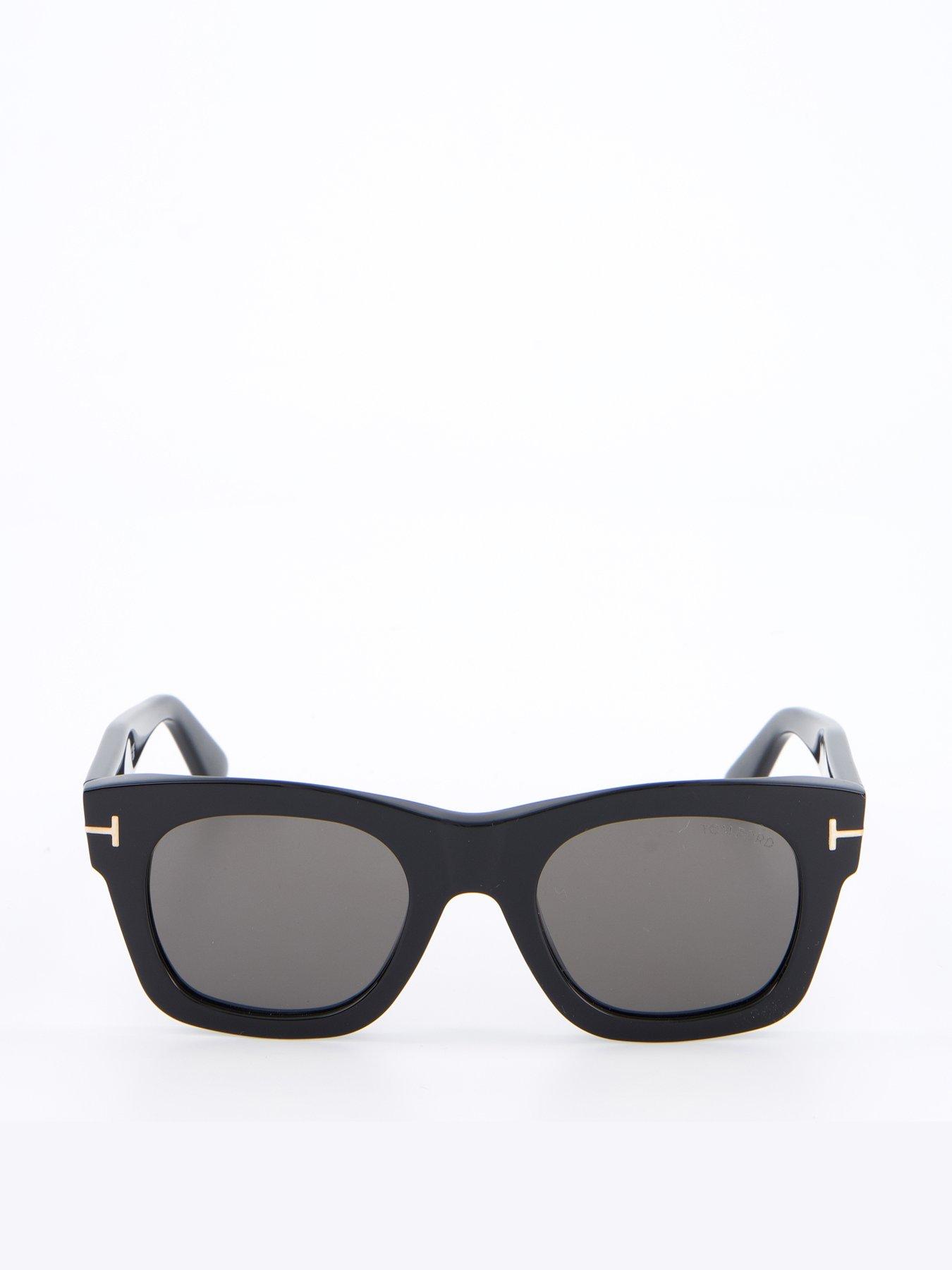 Image 4 of 7 of Tom Ford Polarised Snowden Square Sunglasses - Black