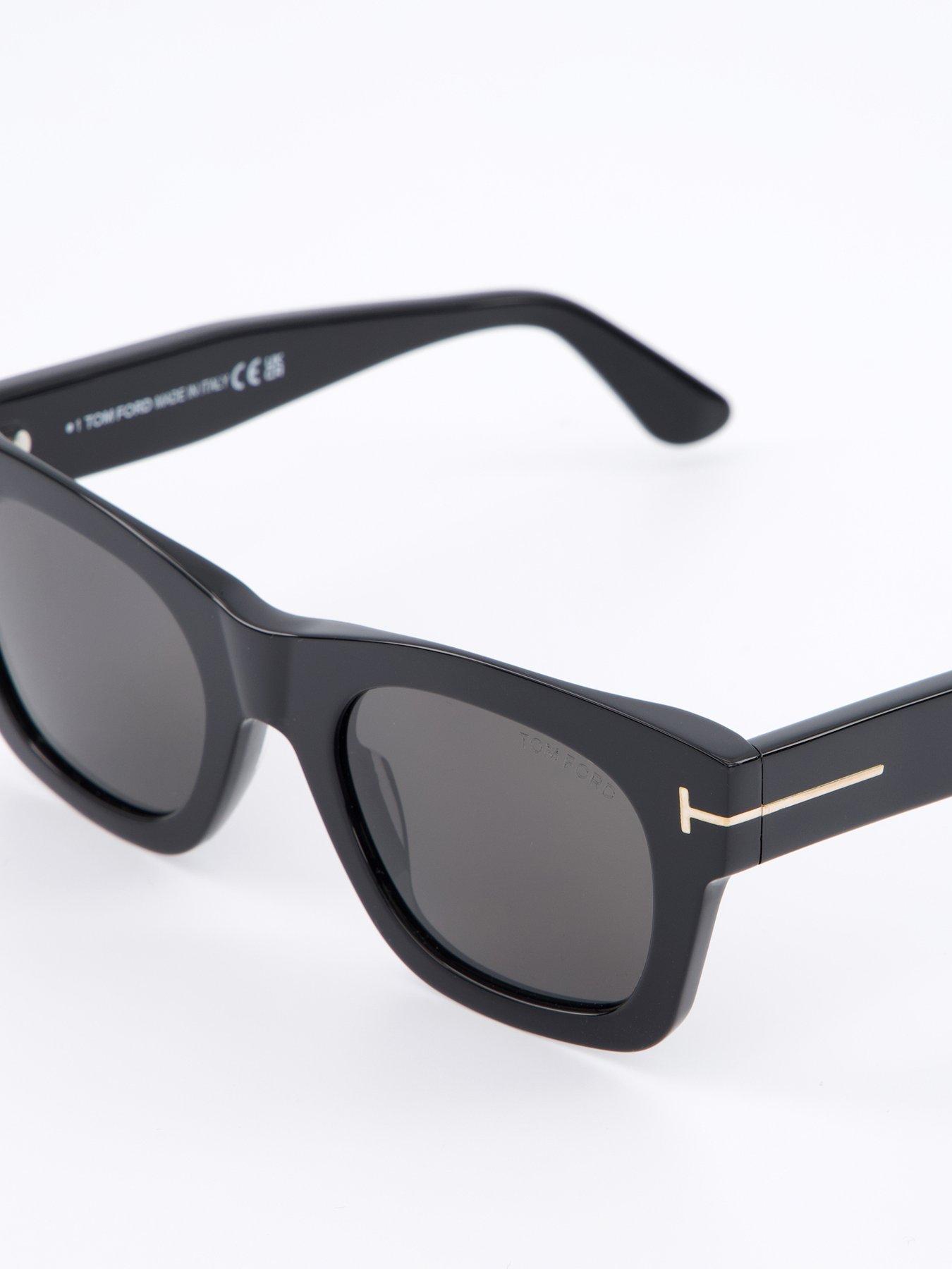 Image 5 of 7 of Tom Ford Polarised Snowden Square Sunglasses - Black