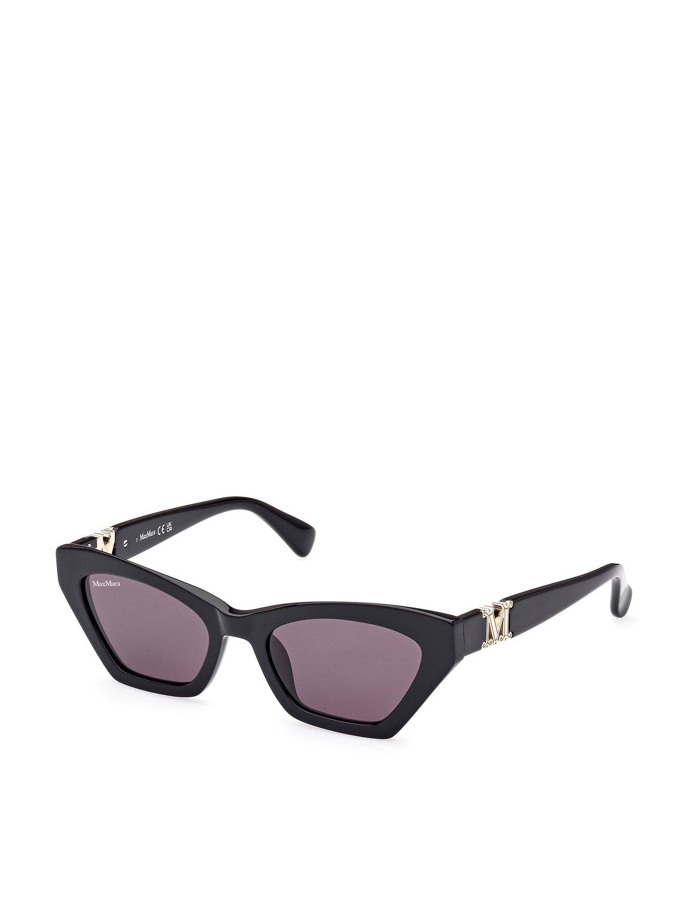 Max Mara Emme 13 Cat Eye Sunglasses - Black