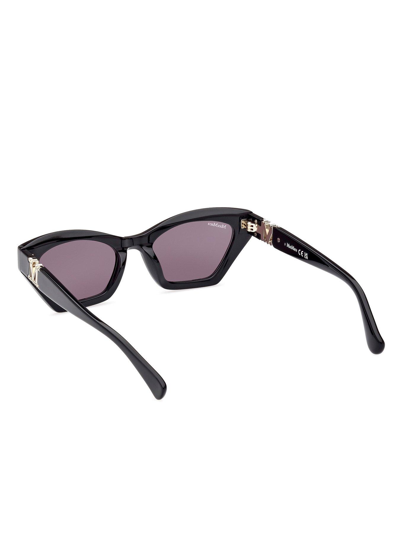 Image 3 of 6 of Max Mara Emme 13 Cat Eye Sunglasses - Black