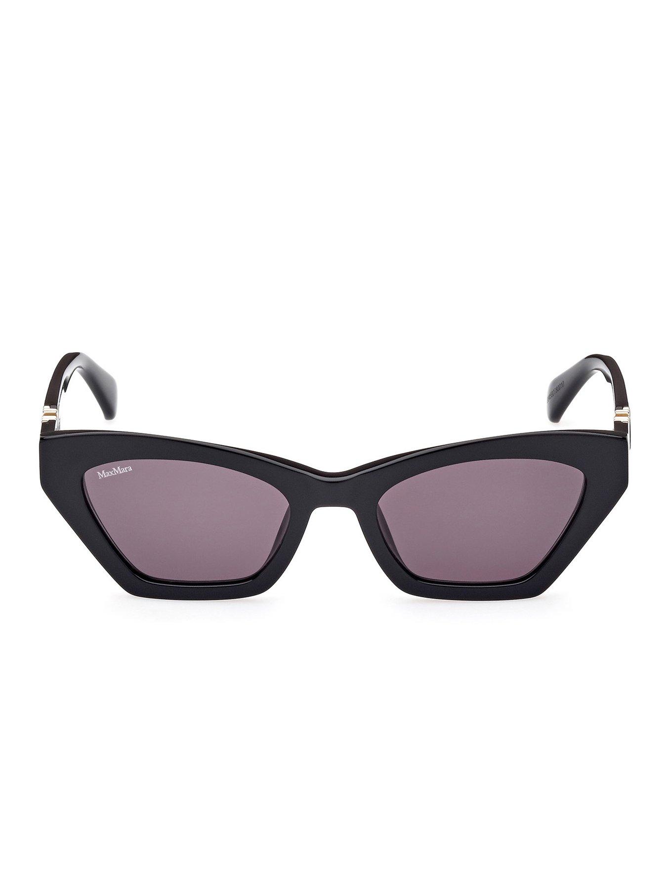 Image 5 of 6 of Max Mara Emme 13 Cat Eye Sunglasses - Black