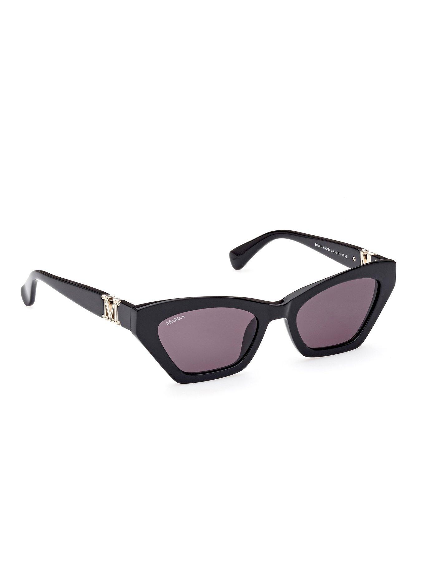 Image 6 of 6 of Max Mara Emme 13 Cat Eye Sunglasses - Black