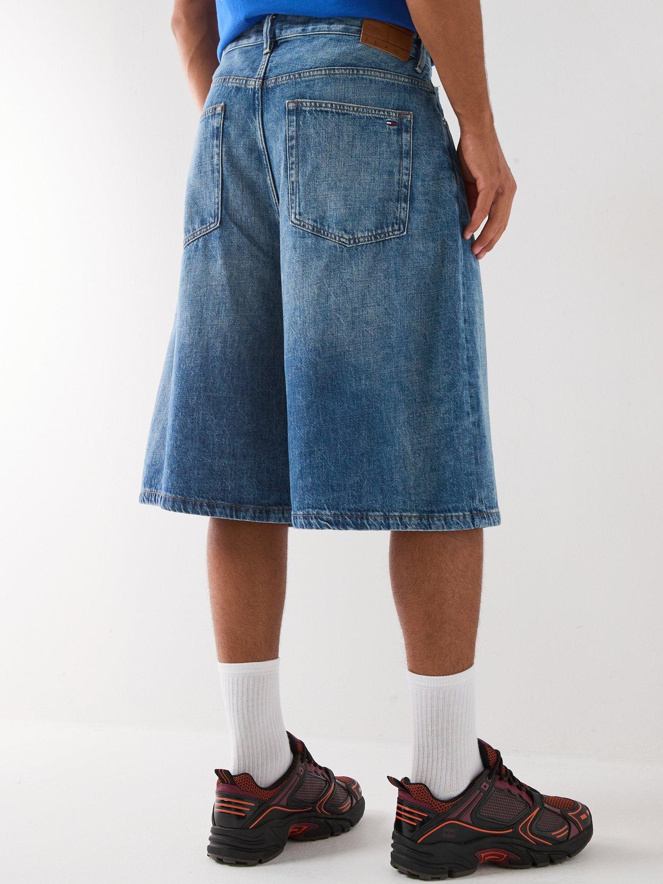 Image 2 of 6 of Tommy Jeans Theo Baggy Shorts - Blue