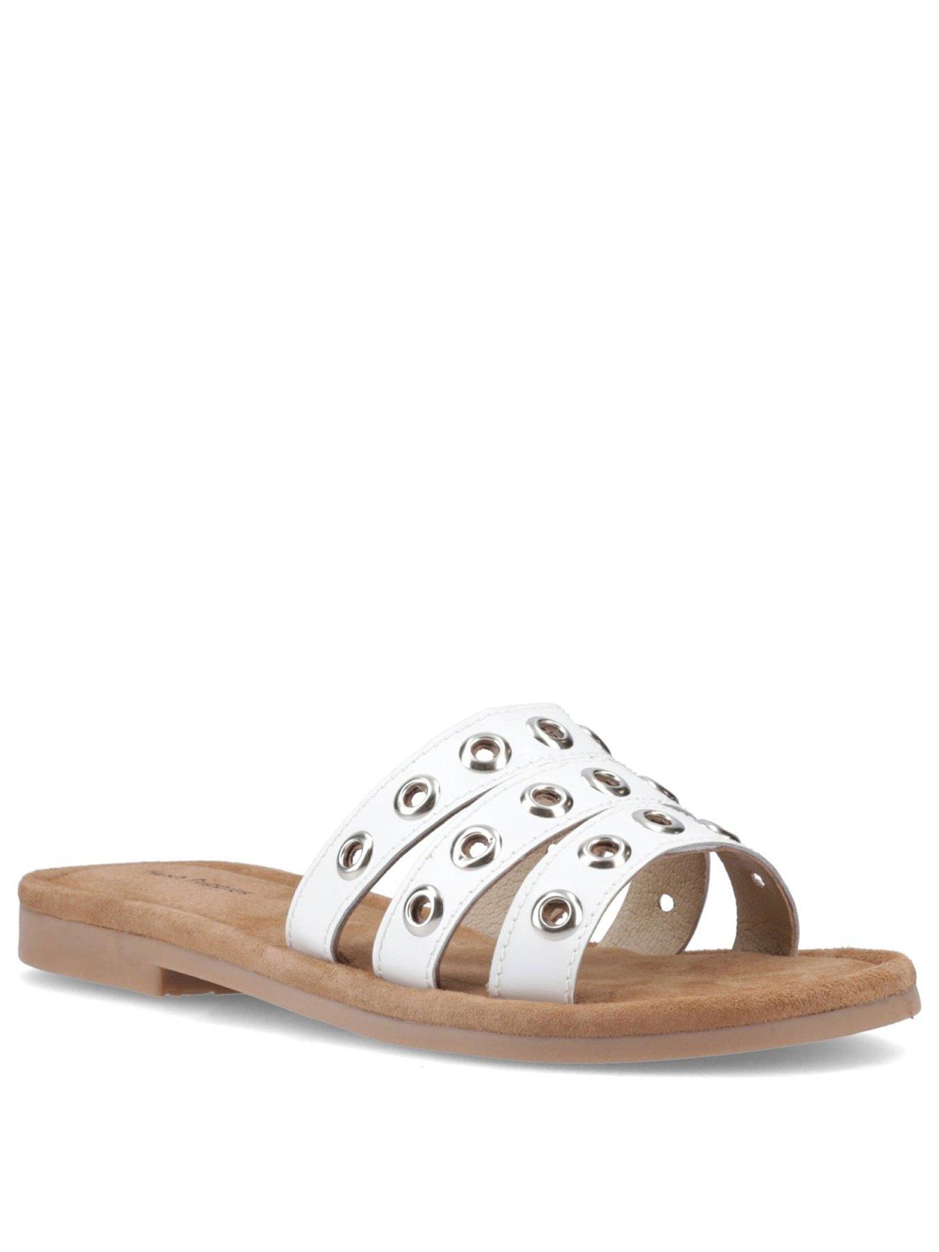 stillFront image of hush-puppies-taylor-stud-mule-white