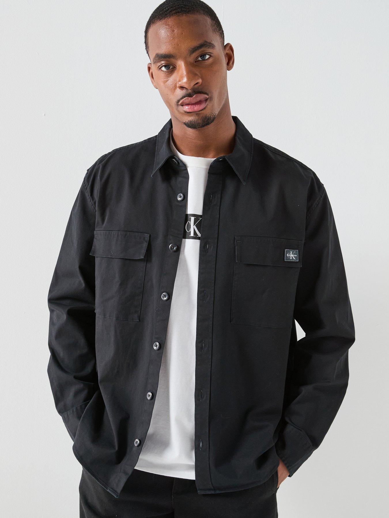 Calvin Klein Jeans Utility Relaxed Overshirt - Black