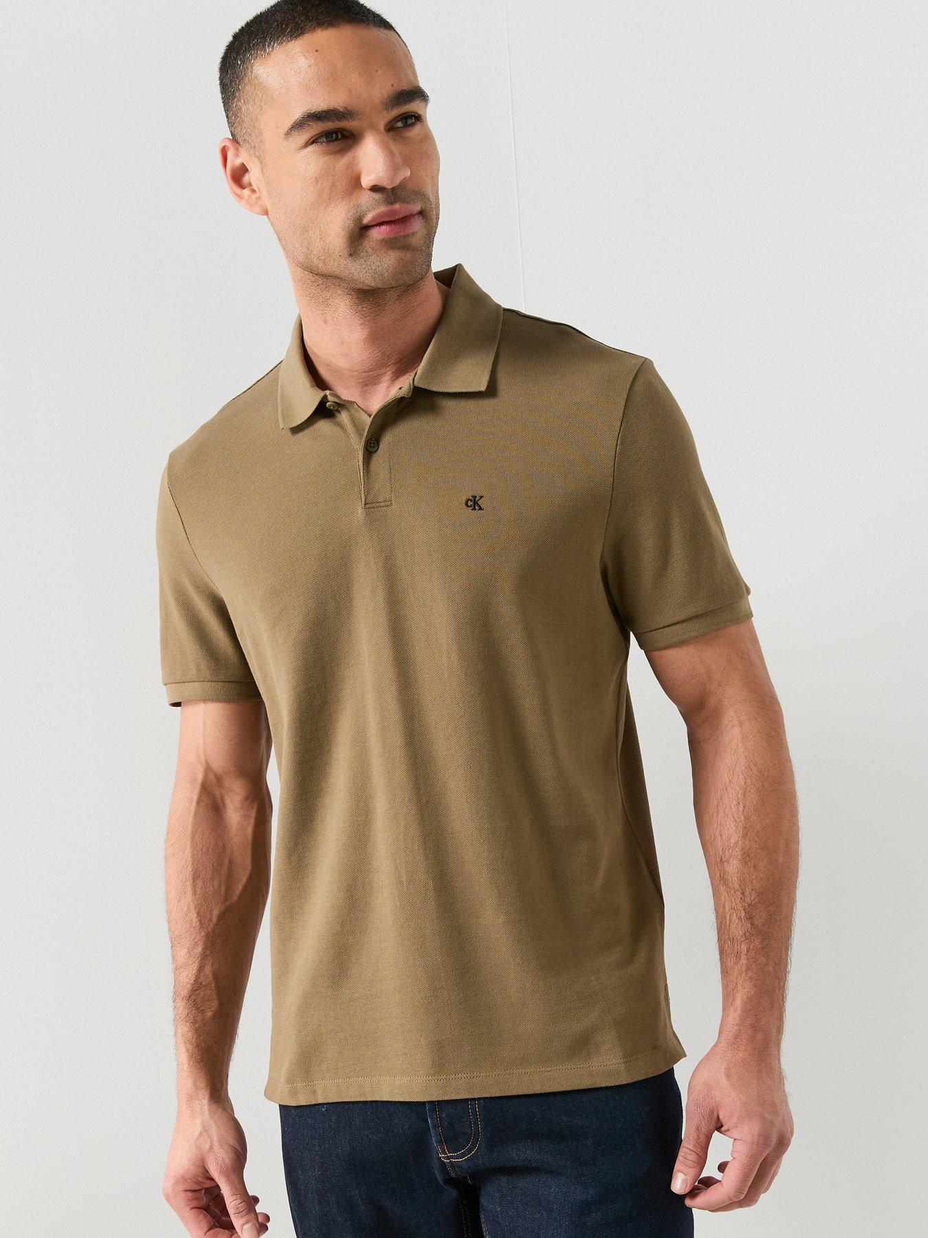 calvin-klein-jeans-short-sleeve-classic-pique-polo-shirt-brown