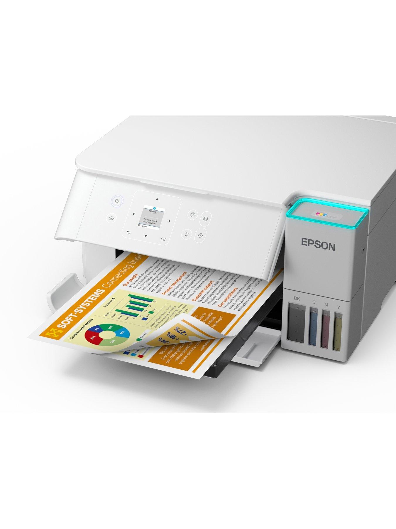 Image 5 of 7 of Epson EcoTank ET-2956 White A4 Multifunction Wi-Fi Ink Tank Printer, With Up To 3 Years Of Ink Included