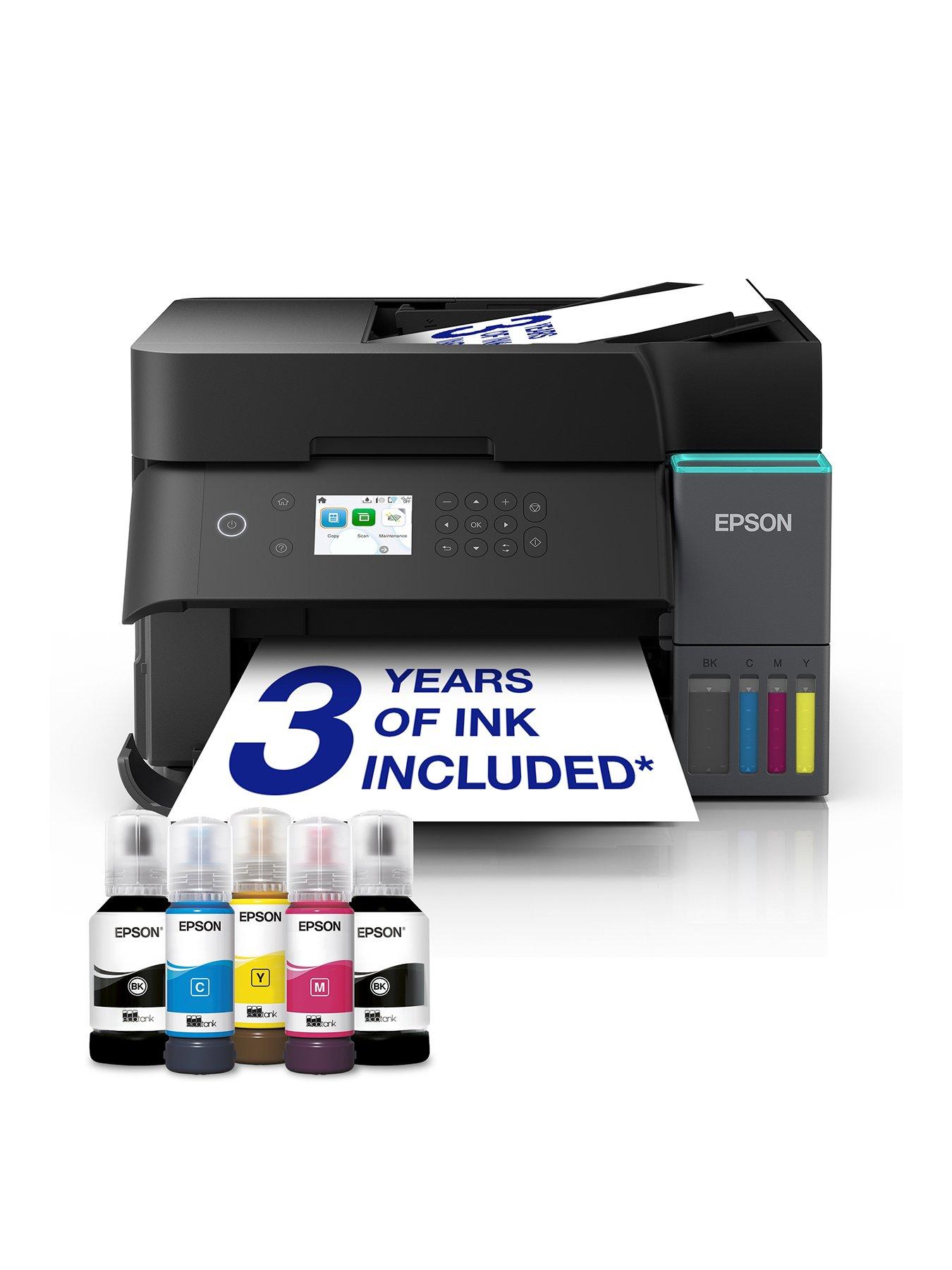Epson Epson EcoTank ET-3950 A4 Multifunction Wi-Fi Ink Tank Printer, With Up To 3 Years Of Ink Included