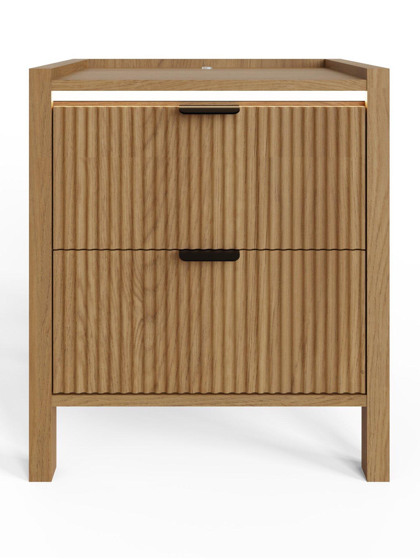 stillFront image of gfw-zion-2-drawer-led-bedside-chest