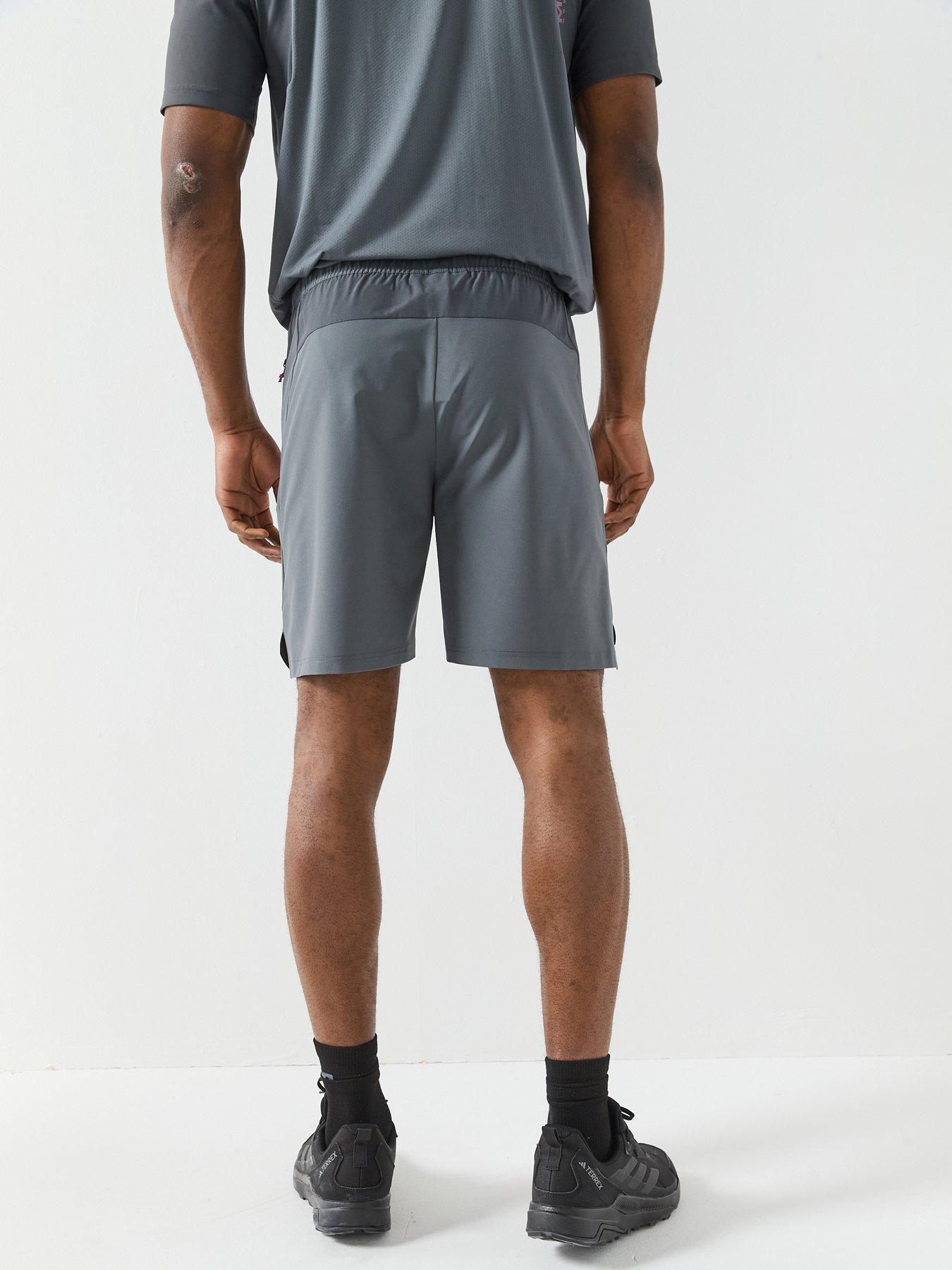  image of monterrain-mens-defence-woven-shorts-grey