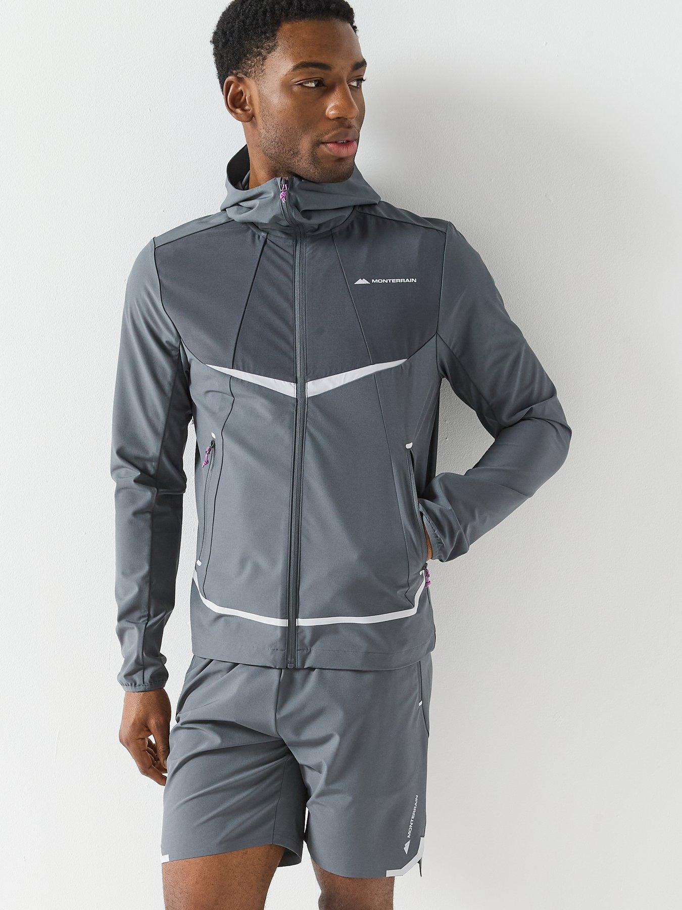  image of monterrain-mens-defence-woven-shorts-grey