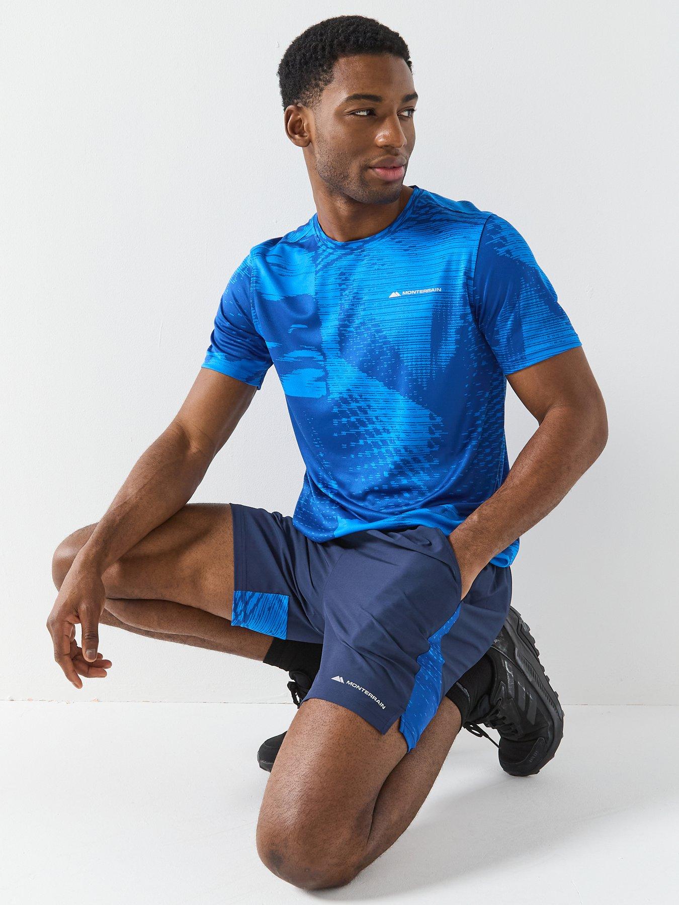 front image of monterrain-mens-divide-jacquard-tee-blue