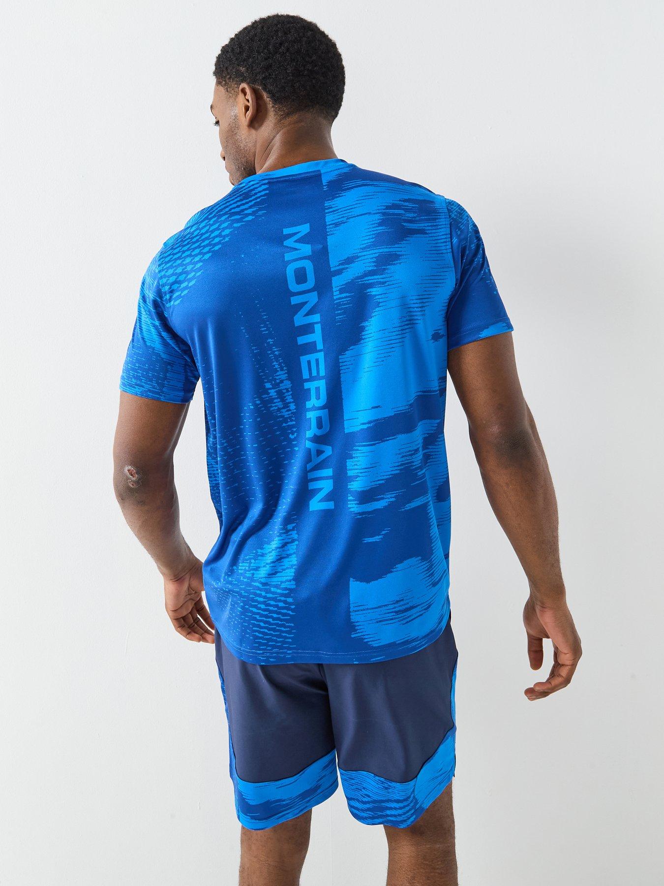  image of monterrain-mens-divide-jacquard-tee-blue