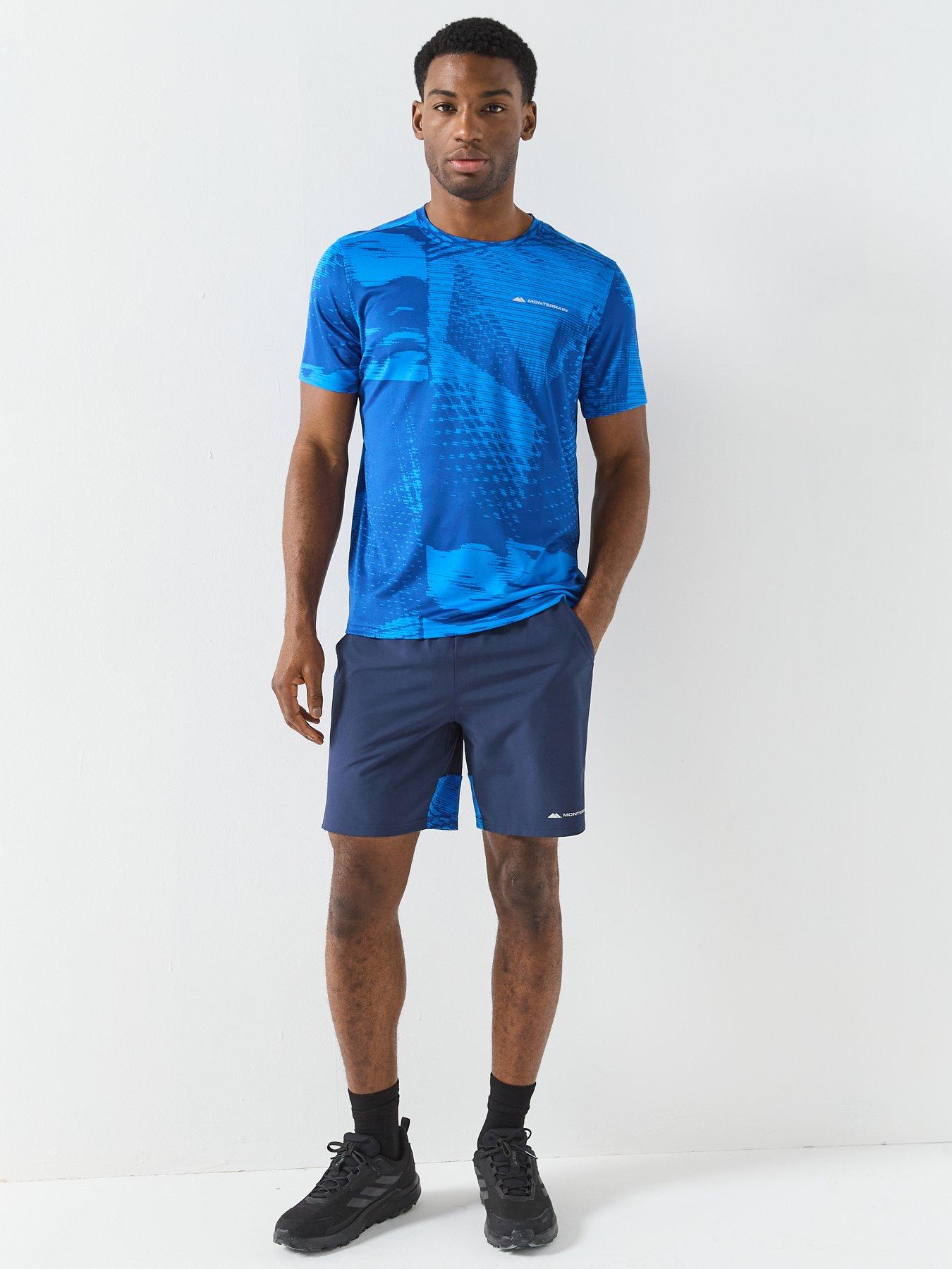  image of monterrain-mens-divide-jacquard-tee-blue